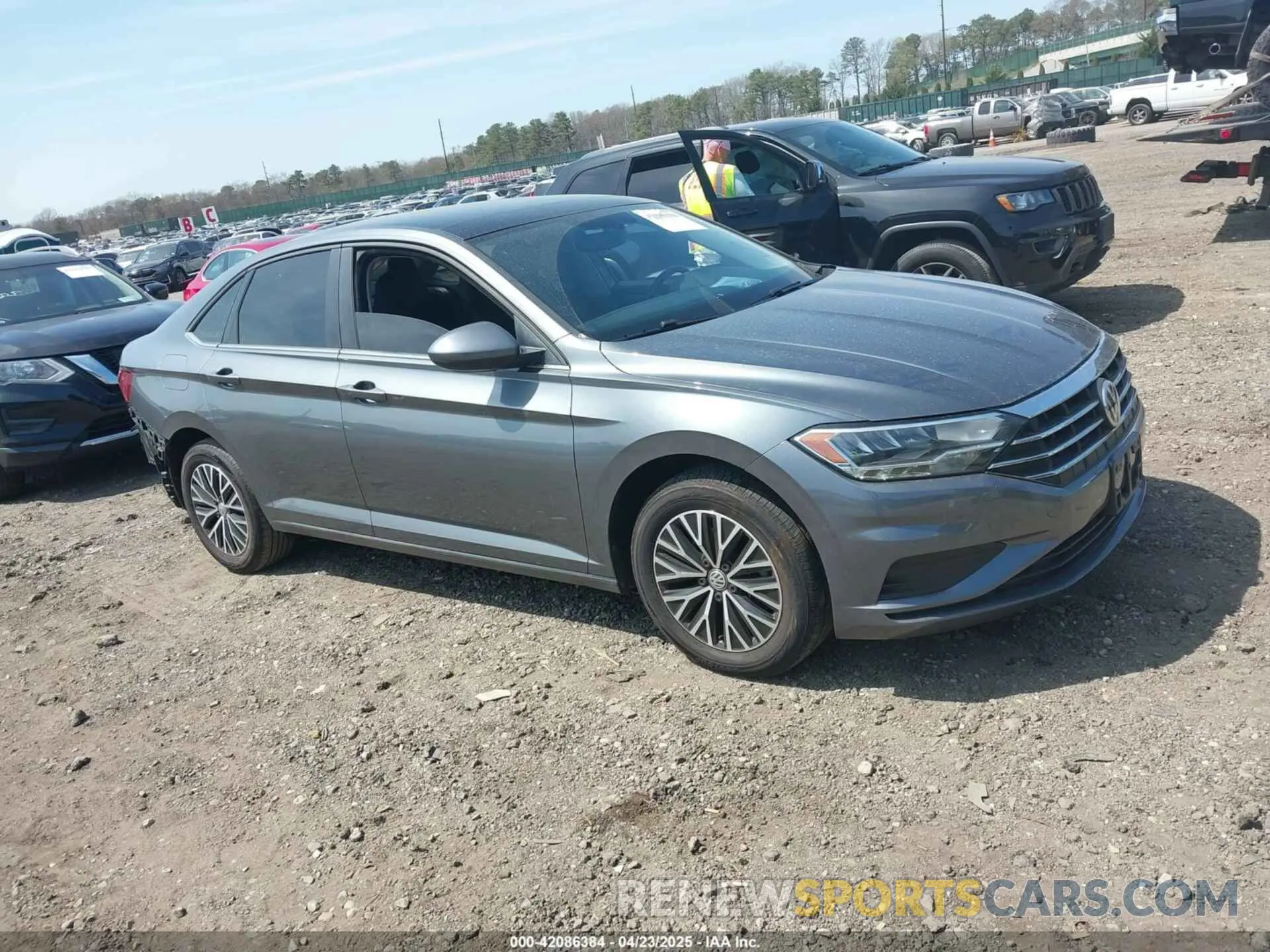 1 Photograph of a damaged car 3VWC57BU3MM015745 VOLKSWAGEN JETTA 2021