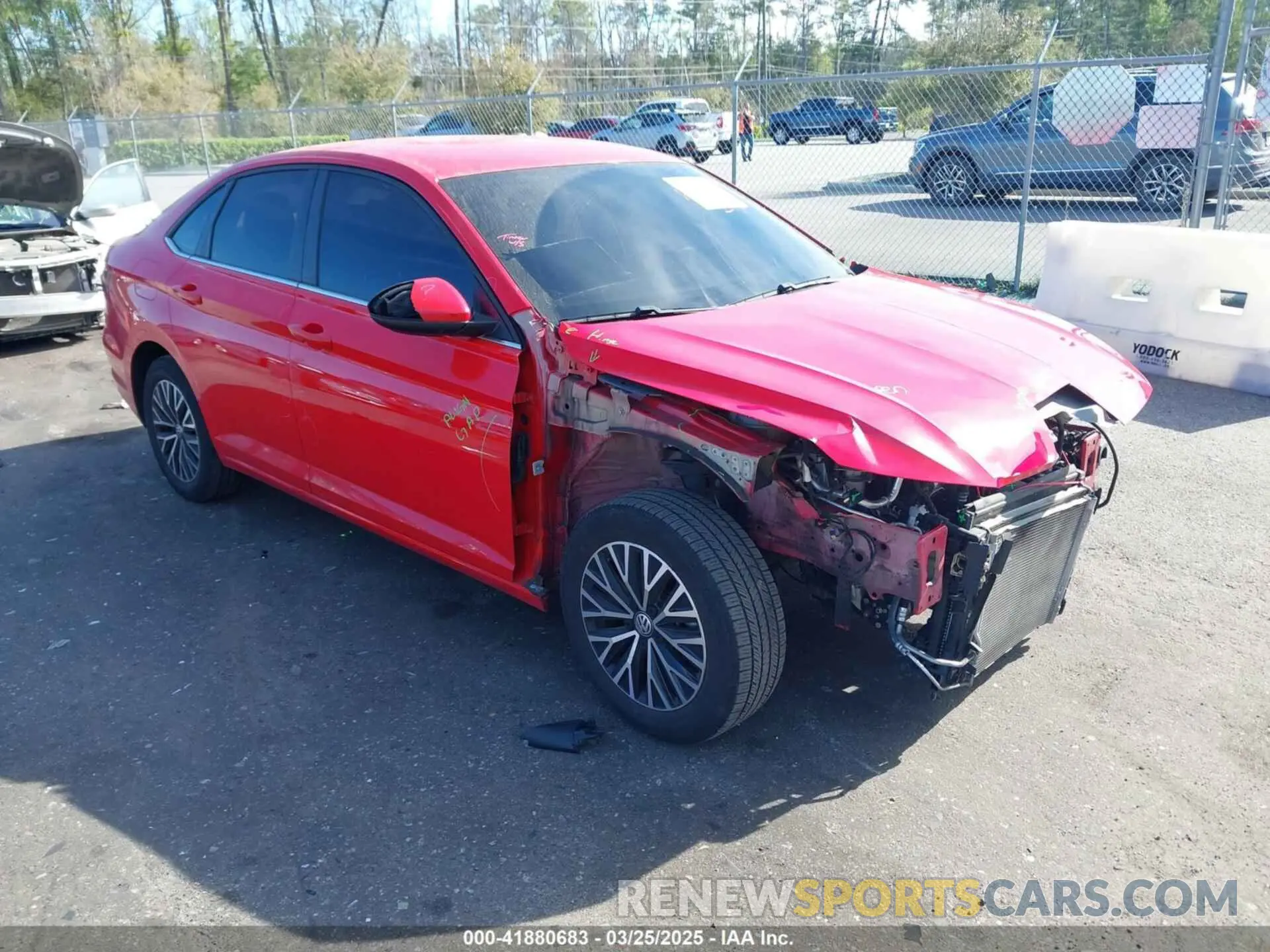 1 Фотография поврежденного автомобиля 3VWC57BU3MM016295 VOLKSWAGEN JETTA 2021