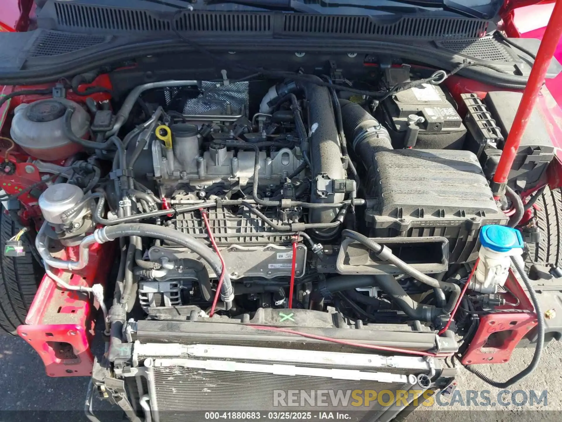 10 Фотография поврежденного автомобиля 3VWC57BU3MM016295 VOLKSWAGEN JETTA 2021