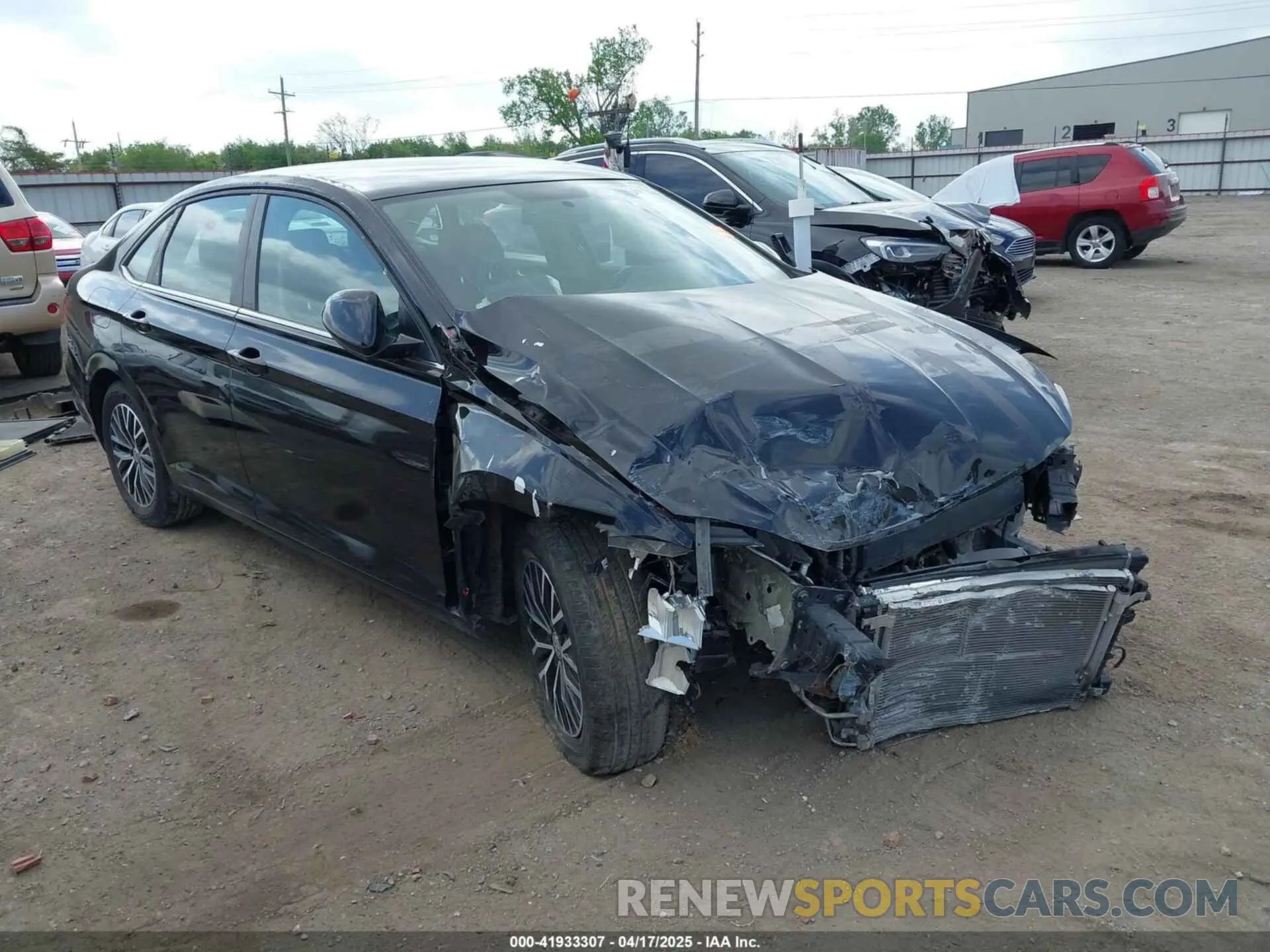 1 Фотография поврежденного автомобиля 3VWC57BU3MM049961 VOLKSWAGEN JETTA 2021