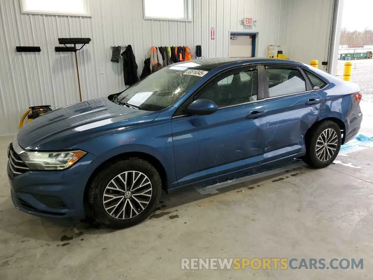 1 Photograph of a damaged car 3VWC57BU3MM053945 VOLKSWAGEN JETTA 2021