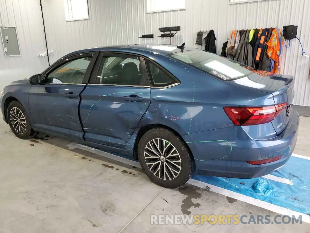 2 Photograph of a damaged car 3VWC57BU3MM053945 VOLKSWAGEN JETTA 2021