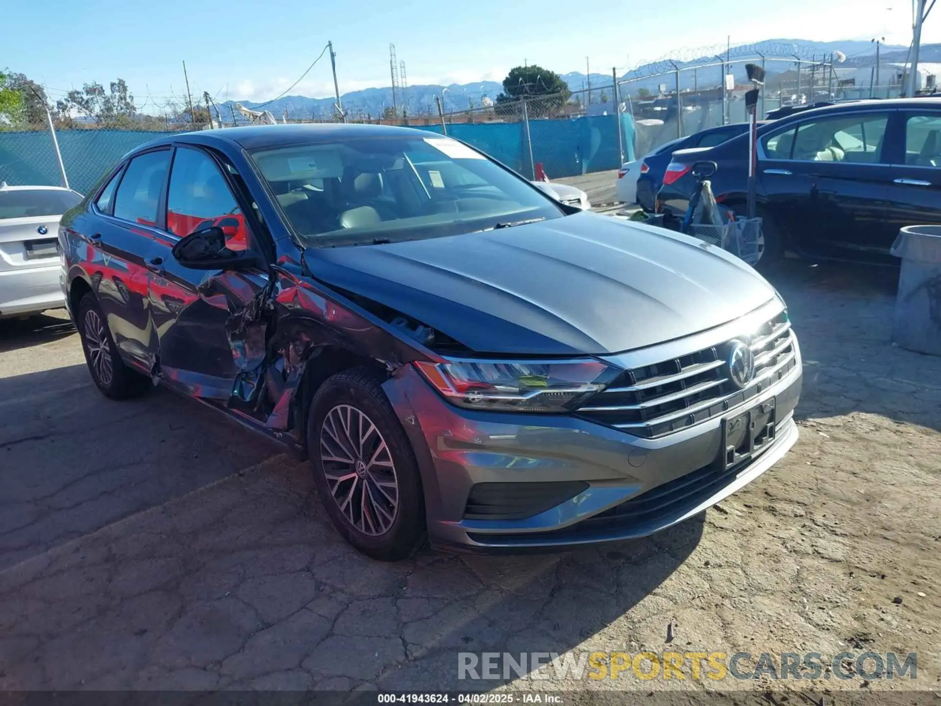 1 Фотография поврежденного автомобиля 3VWC57BU3MM064332 VOLKSWAGEN JETTA 2021