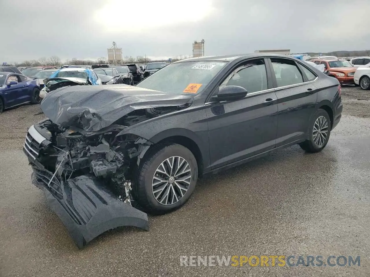 1 Фотография поврежденного автомобиля 3VWC57BU3MM078781 VOLKSWAGEN JETTA 2021