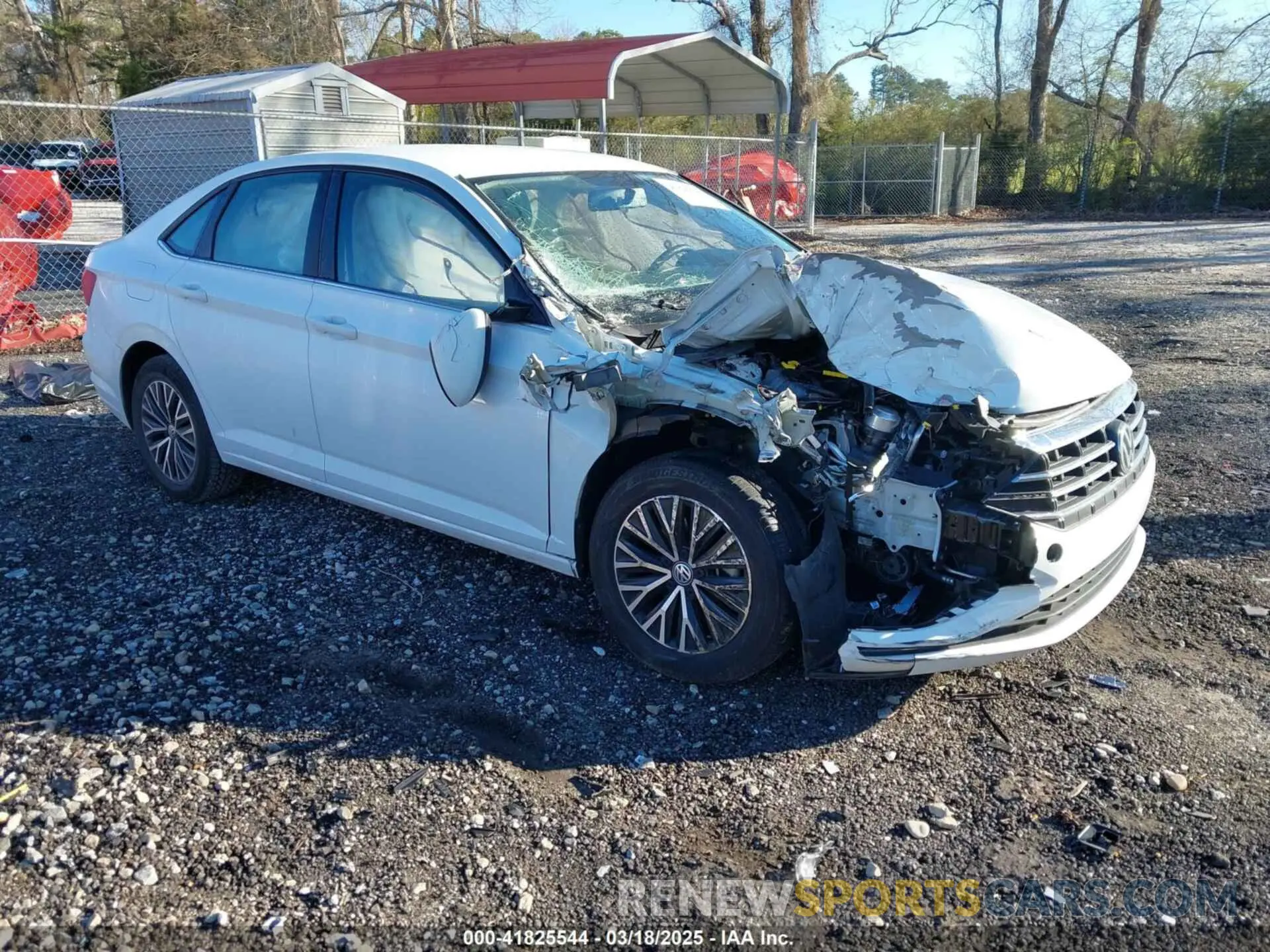 1 Photograph of a damaged car 3VWC57BU3MM104022 VOLKSWAGEN JETTA 2021