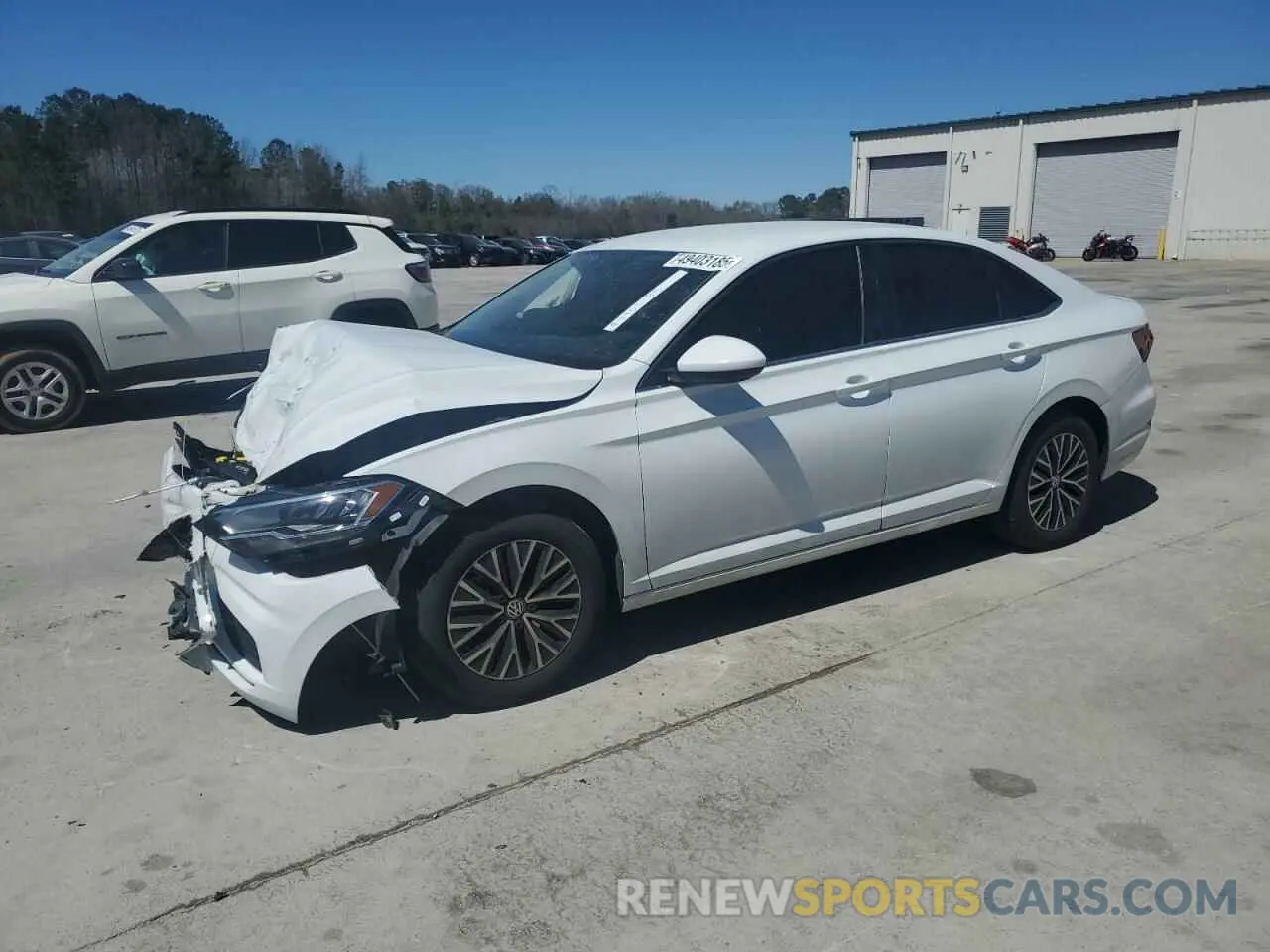1 Photograph of a damaged car 3VWC57BU4MM017374 VOLKSWAGEN JETTA 2021