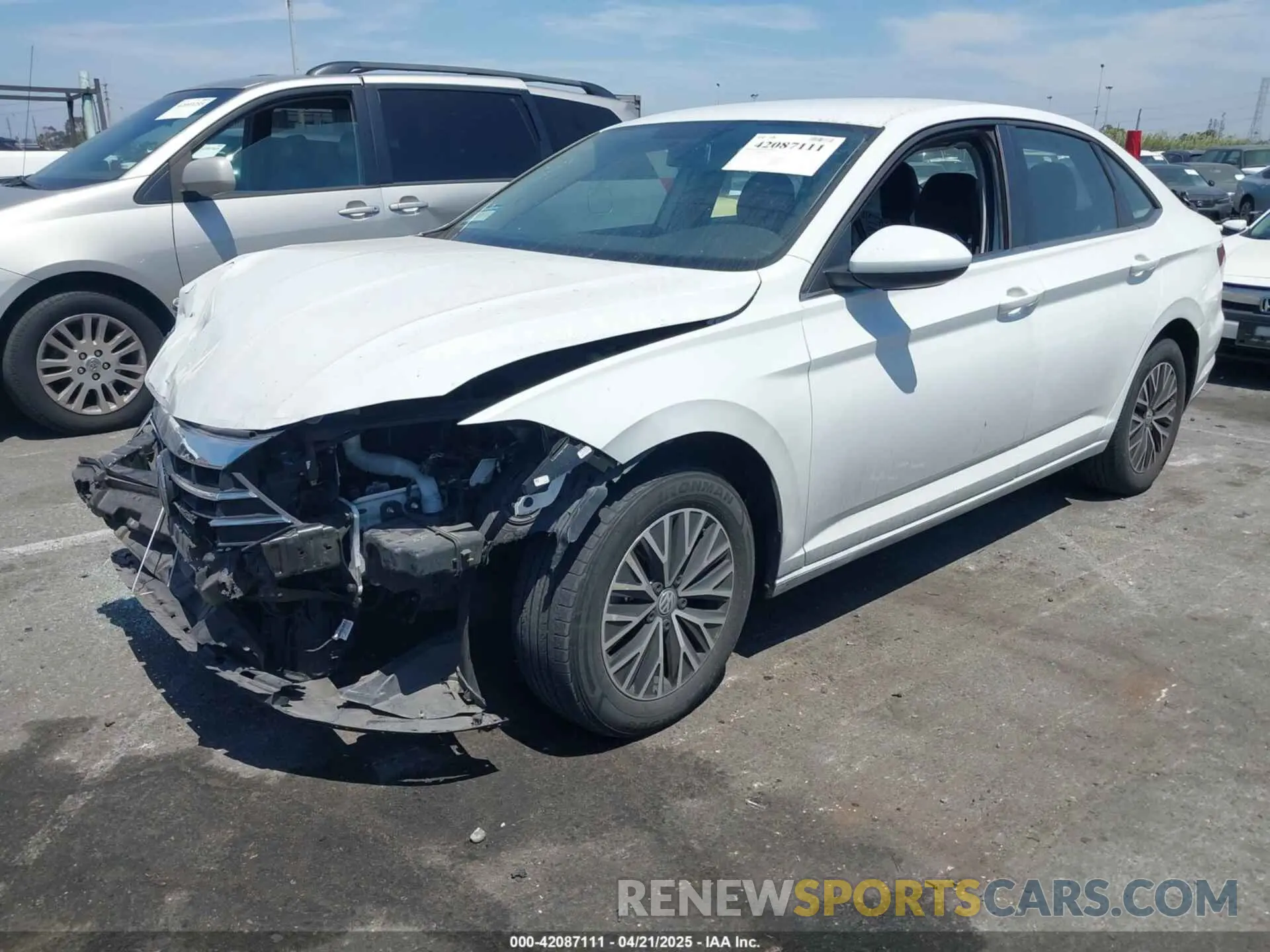 2 Photograph of a damaged car 3VWC57BU4MM037088 VOLKSWAGEN JETTA 2021