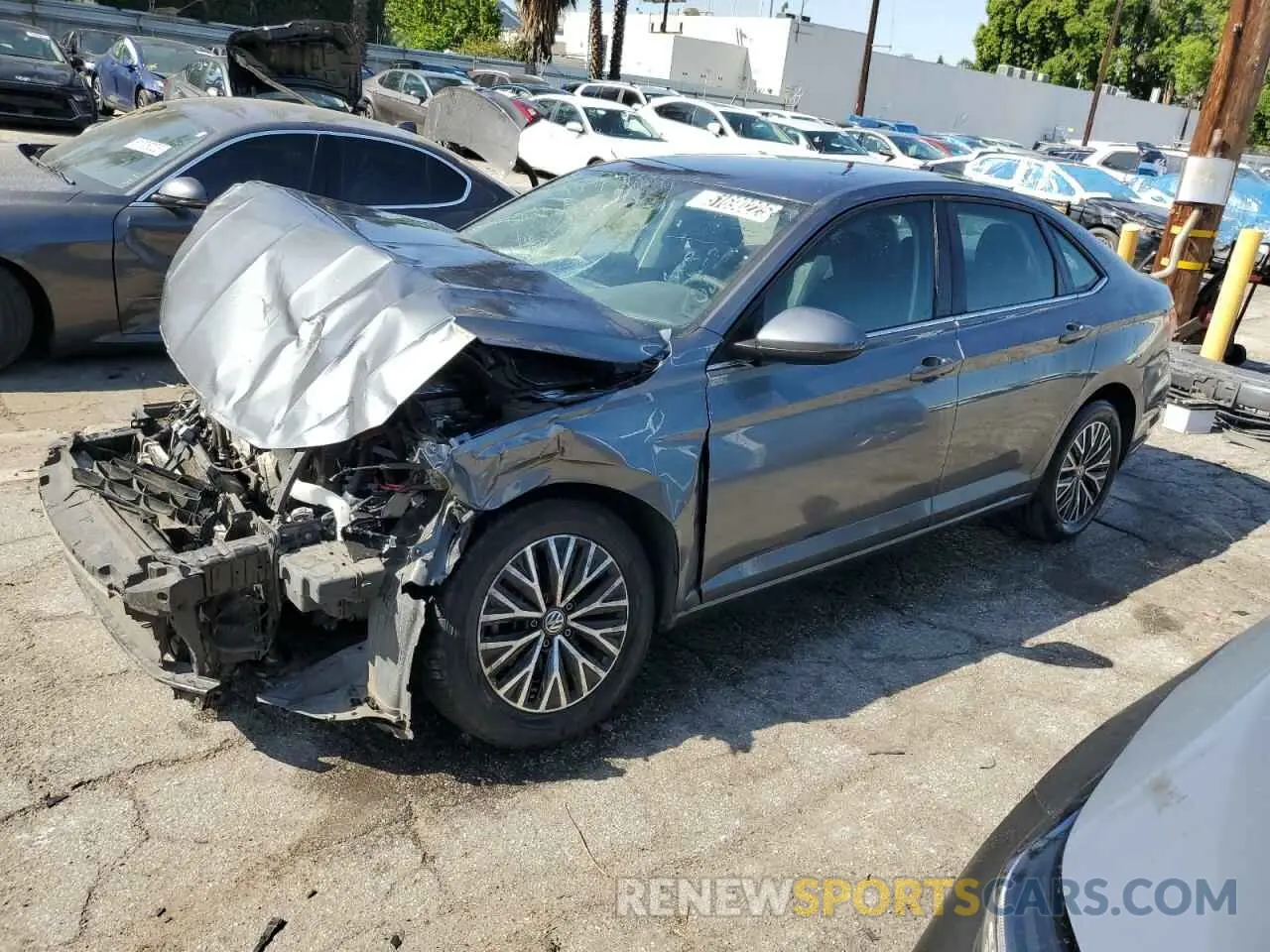 1 Фотография поврежденного автомобиля 3VWC57BU4MM081334 VOLKSWAGEN JETTA 2021