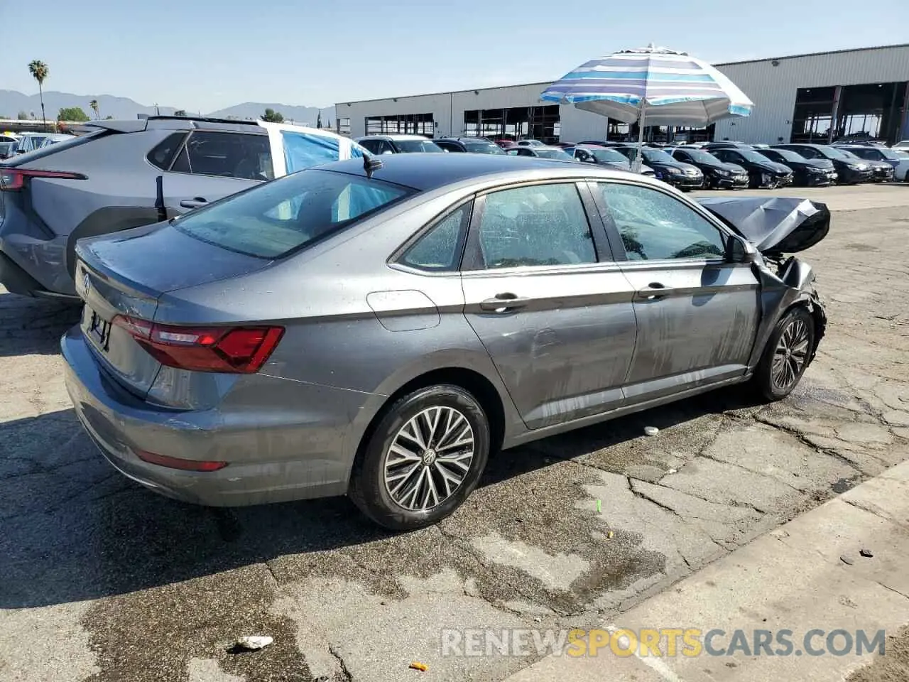 3 Фотография поврежденного автомобиля 3VWC57BU4MM081334 VOLKSWAGEN JETTA 2021