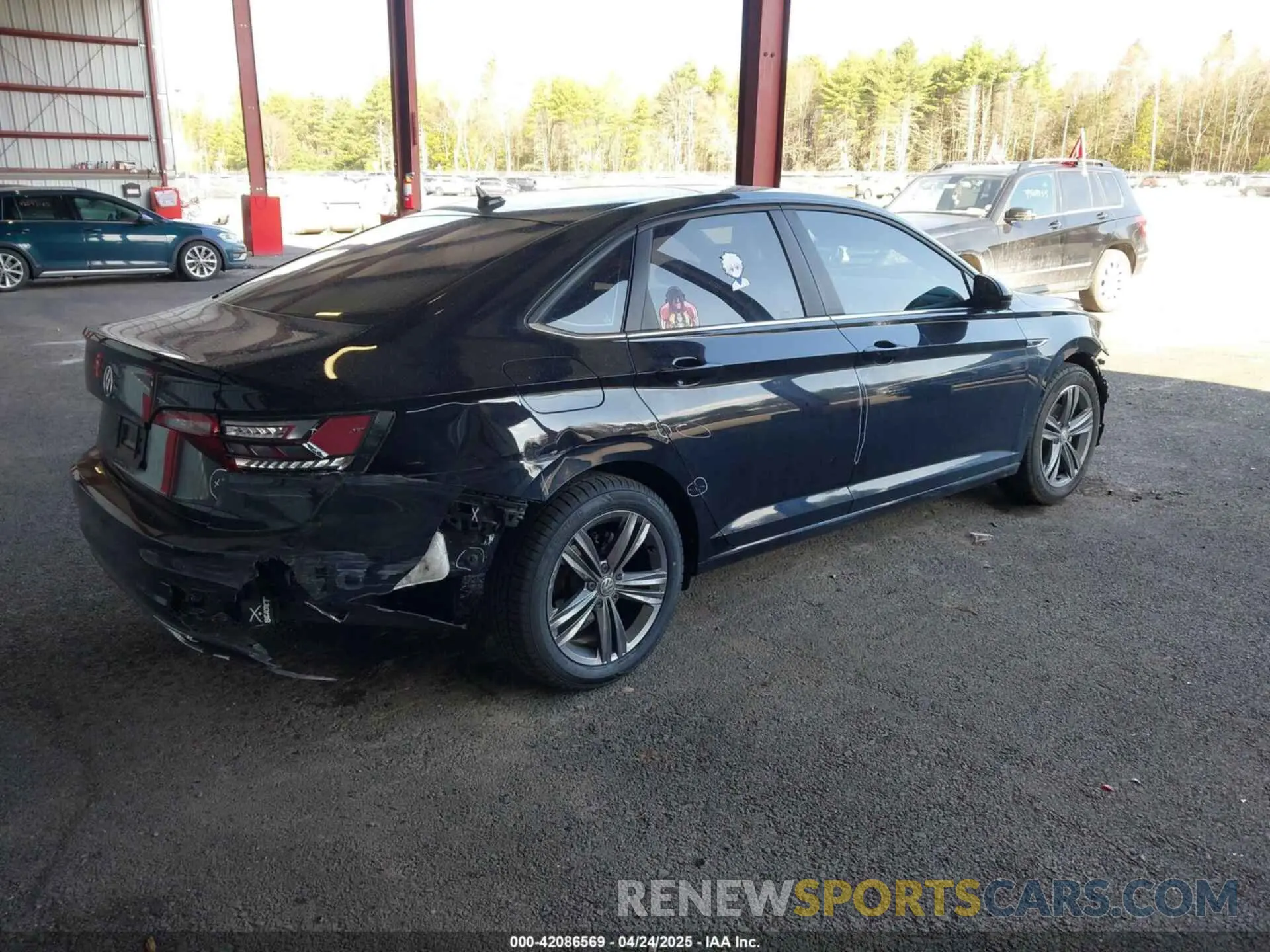 4 Фотография поврежденного автомобиля 3VWC57BU4MM082192 VOLKSWAGEN JETTA 2021