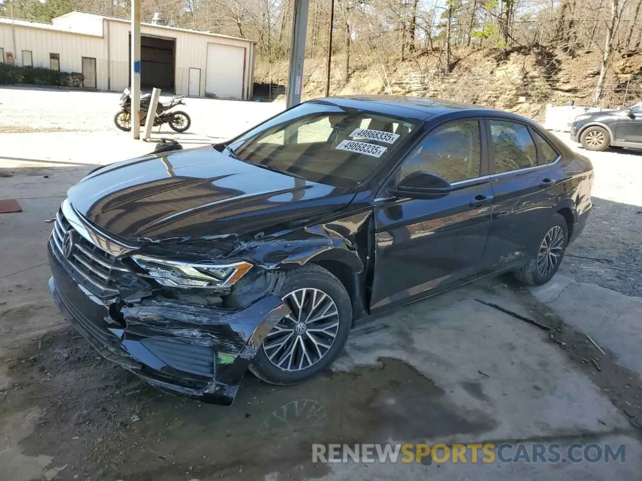 1 Photograph of a damaged car 3VWC57BU4MM093564 VOLKSWAGEN JETTA 2021