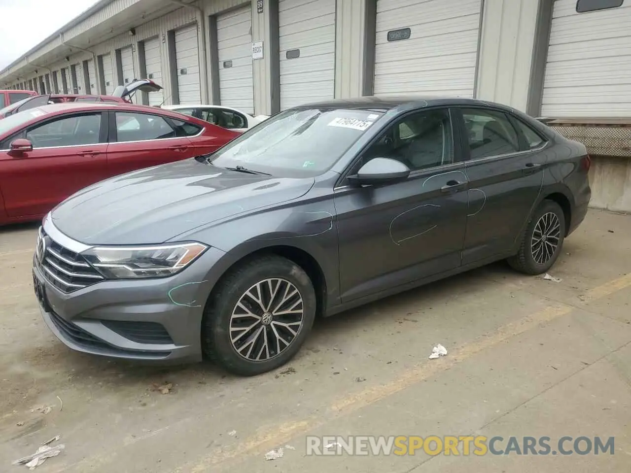 1 Photograph of a damaged car 3VWC57BU5MM000681 VOLKSWAGEN JETTA 2021
