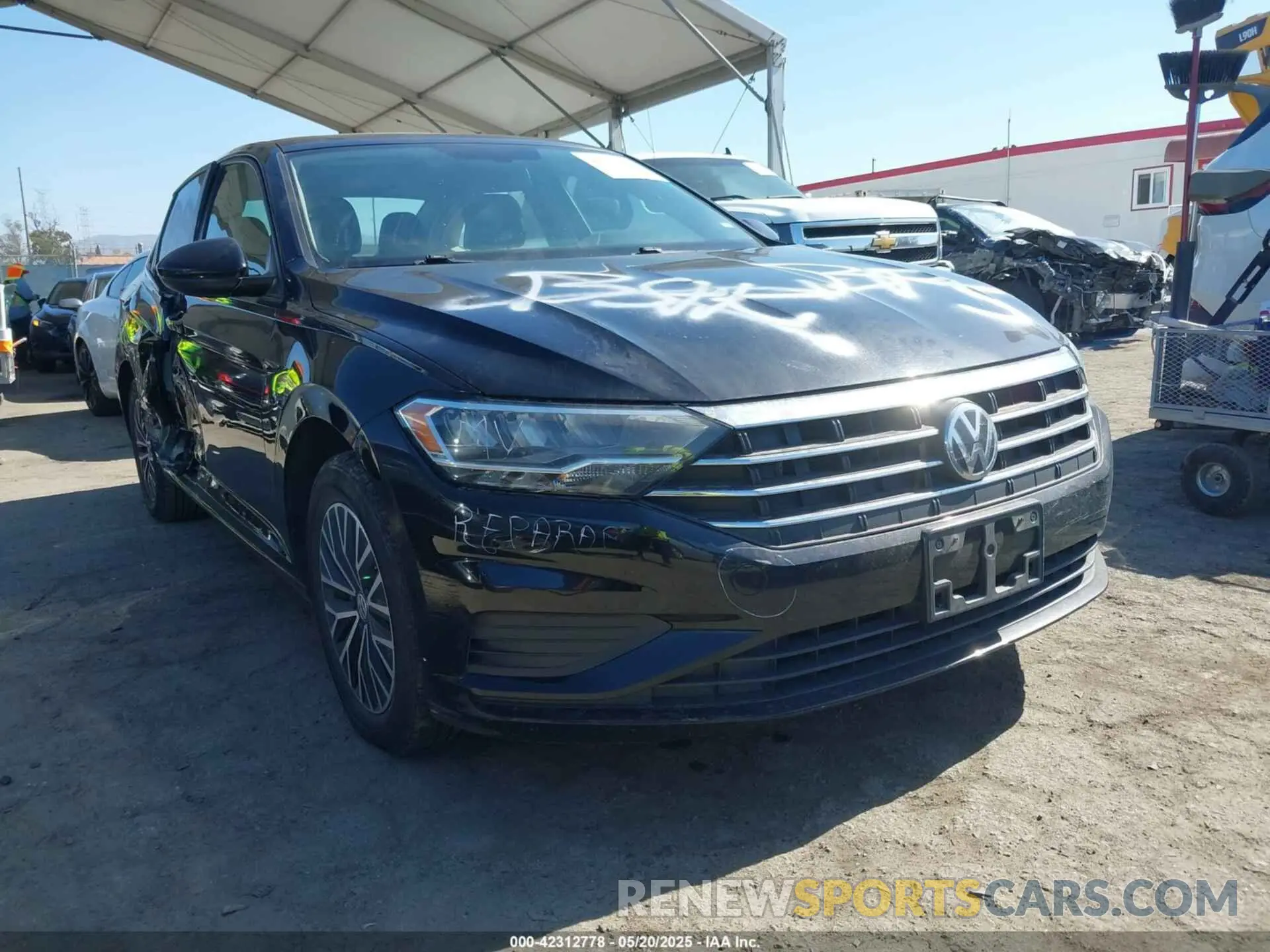 1 Photograph of a damaged car 3VWC57BU5MM021045 VOLKSWAGEN JETTA 2021