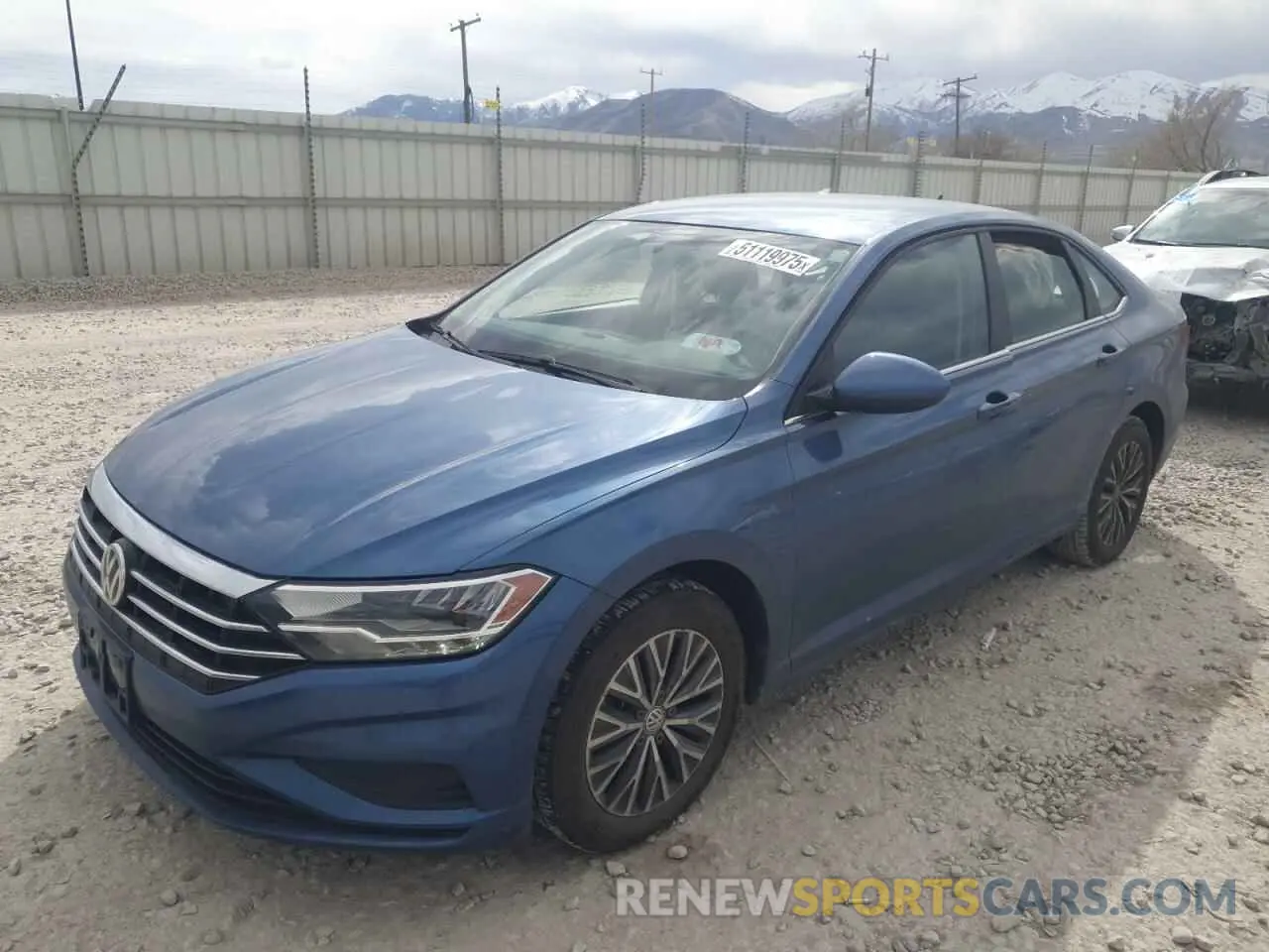 1 Photograph of a damaged car 3VWC57BU5MM047953 VOLKSWAGEN JETTA 2021