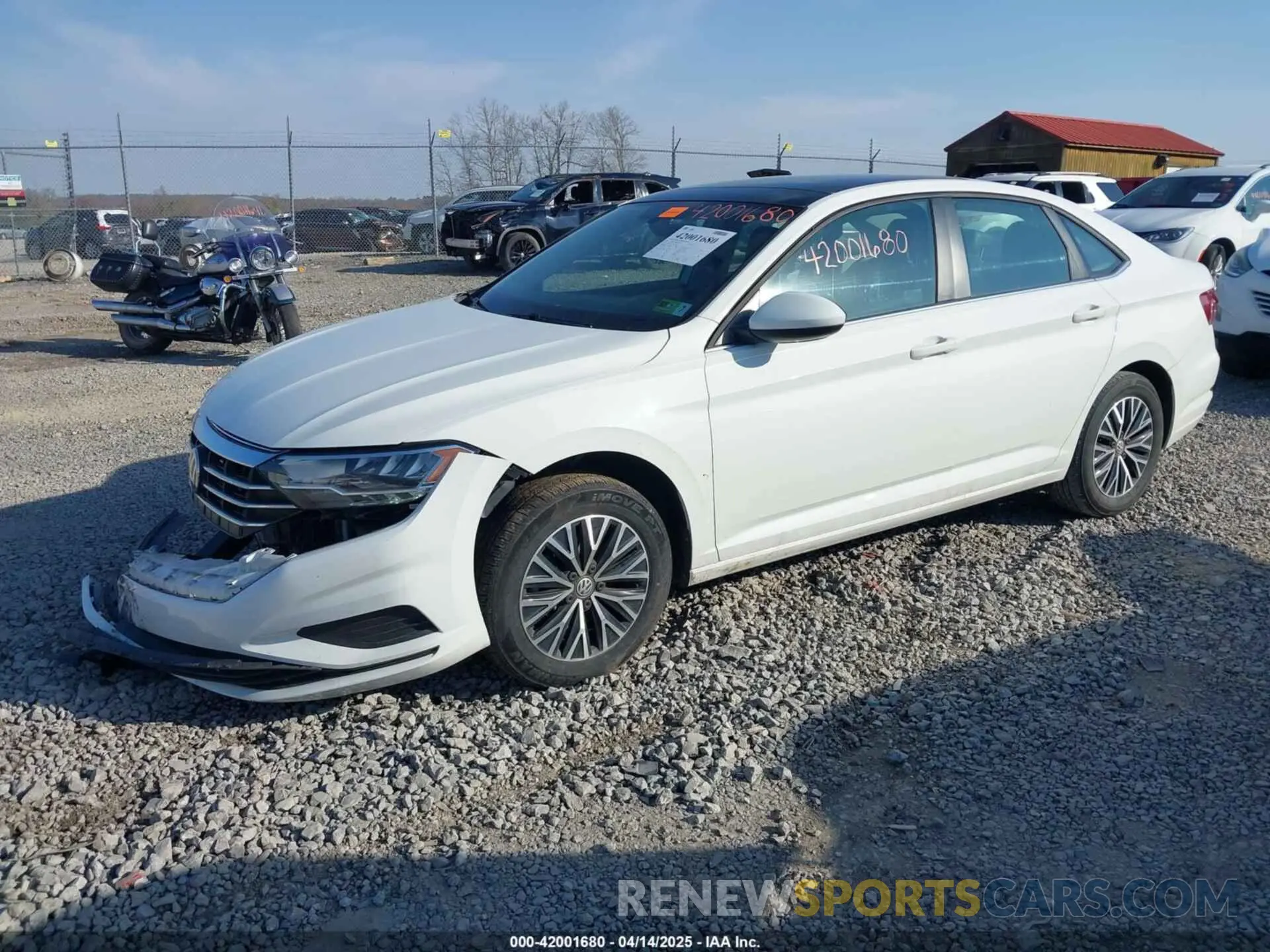 2 Фотография поврежденного автомобиля 3VWC57BU5MM093525 VOLKSWAGEN JETTA 2021