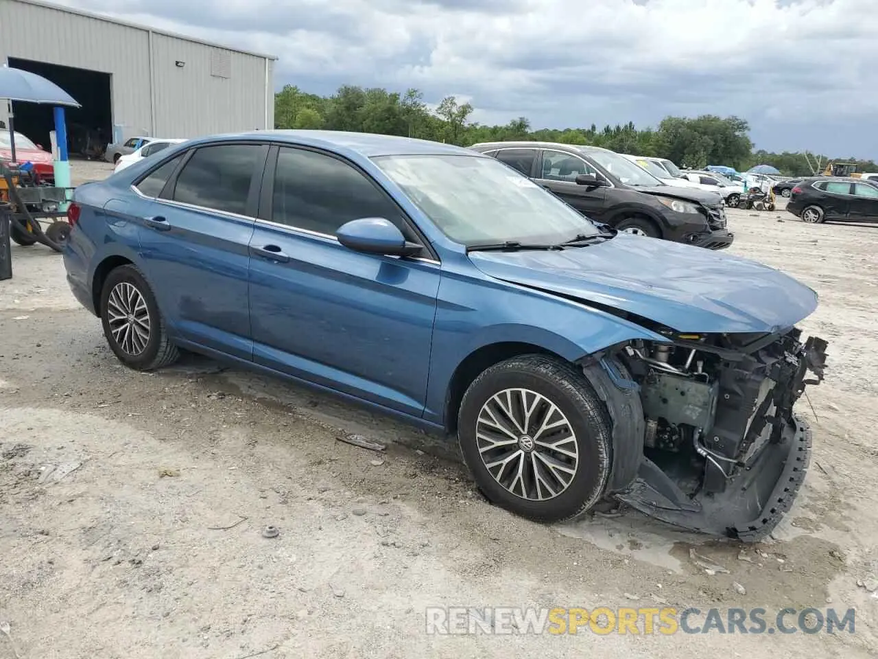 4 Фотография поврежденного автомобиля 3VWC57BU6MM025945 VOLKSWAGEN JETTA 2021