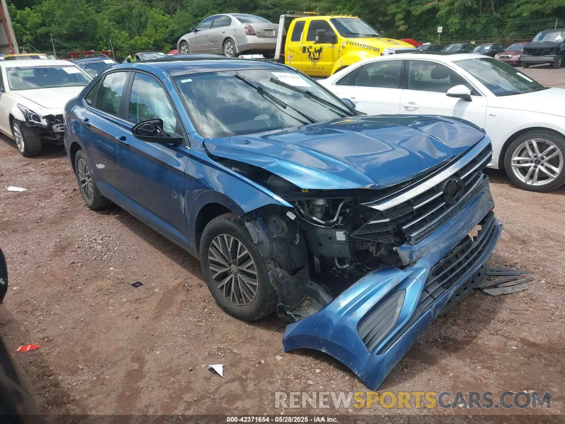 1 Photograph of a damaged car 3VWC57BU6MM033172 VOLKSWAGEN JETTA 2021