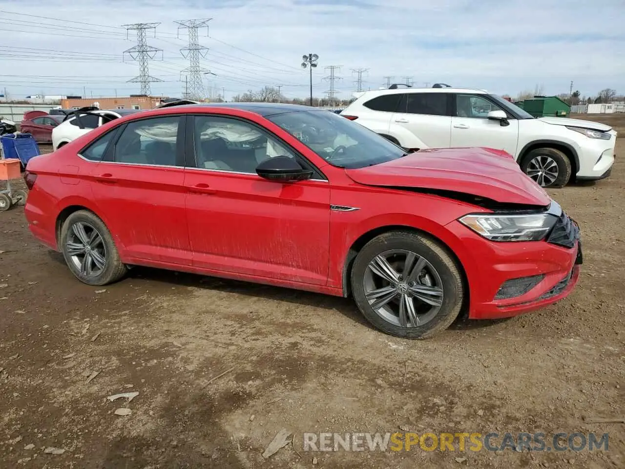 4 Photograph of a damaged car 3VWC57BU6MM033544 VOLKSWAGEN JETTA 2021