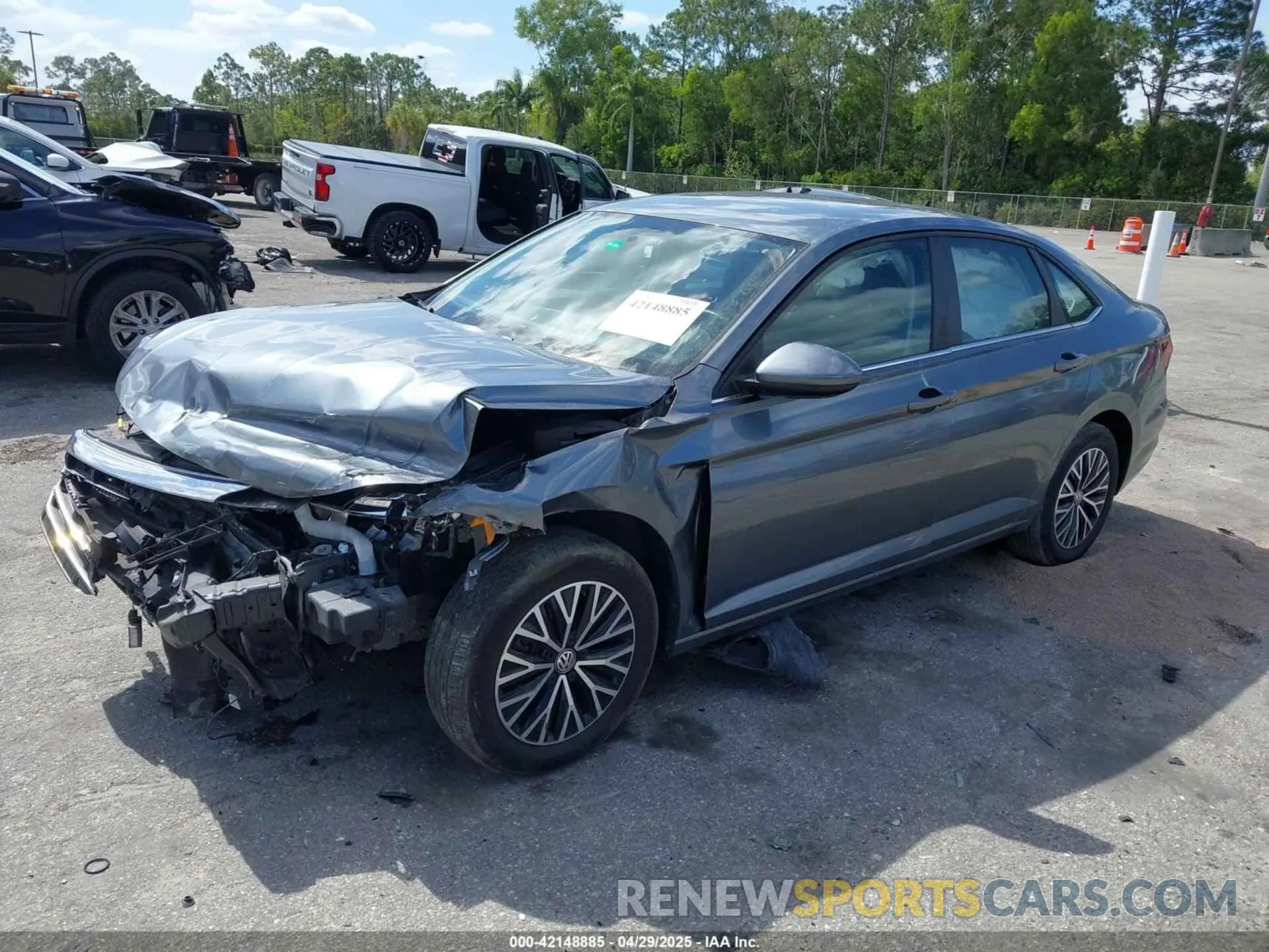 2 Фотография поврежденного автомобиля 3VWC57BU7MM013061 VOLKSWAGEN JETTA 2021