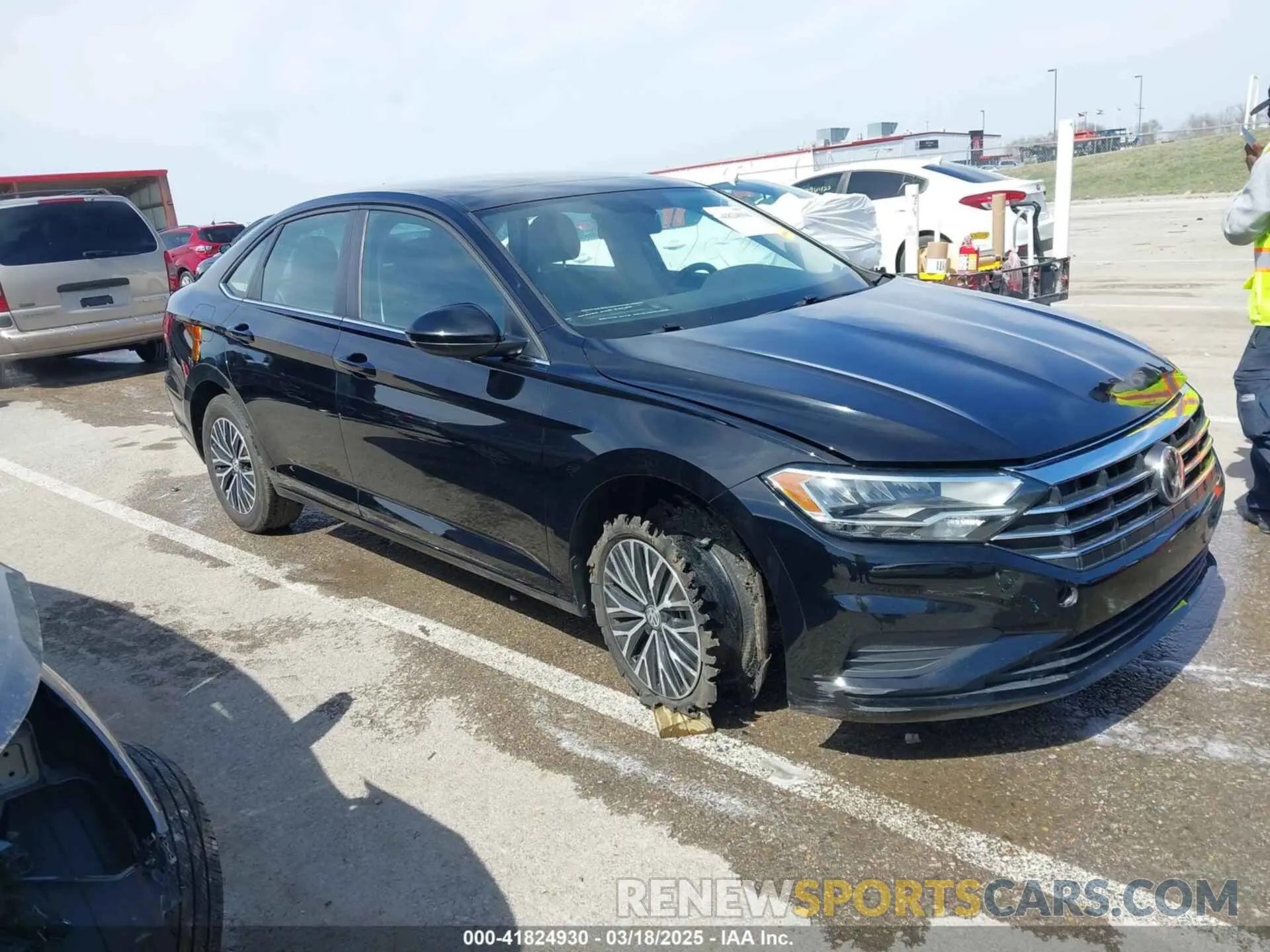 1 Photograph of a damaged car 3VWC57BU7MM015909 VOLKSWAGEN JETTA 2021