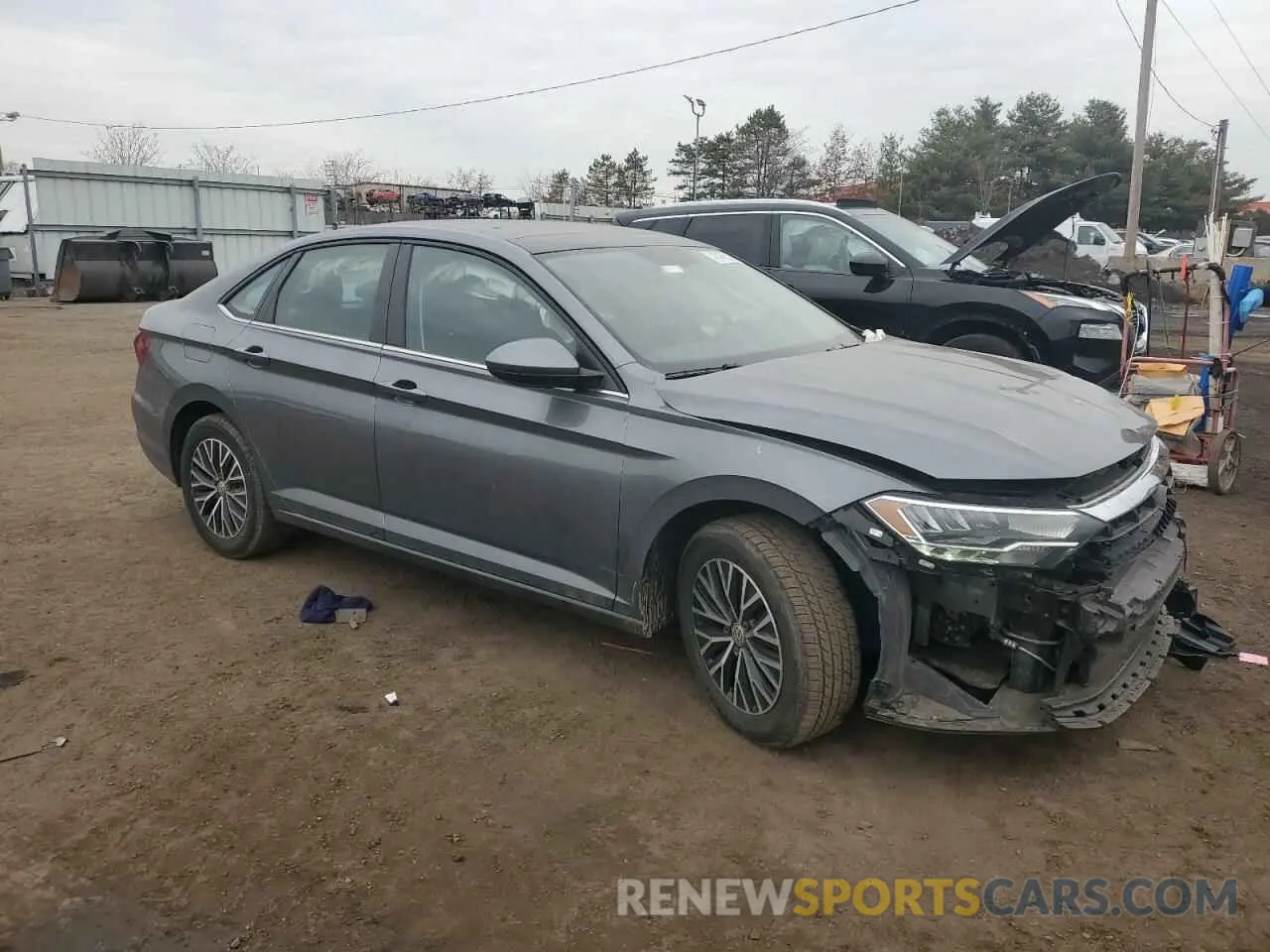 4 Фотография поврежденного автомобиля 3VWC57BU7MM054869 VOLKSWAGEN JETTA 2021