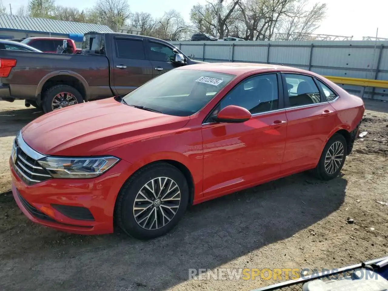 1 Фотография поврежденного автомобиля 3VWC57BU7MM056072 VOLKSWAGEN JETTA 2021