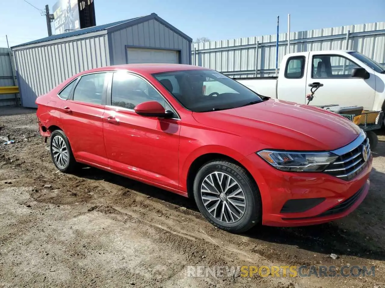 4 Фотография поврежденного автомобиля 3VWC57BU7MM056072 VOLKSWAGEN JETTA 2021