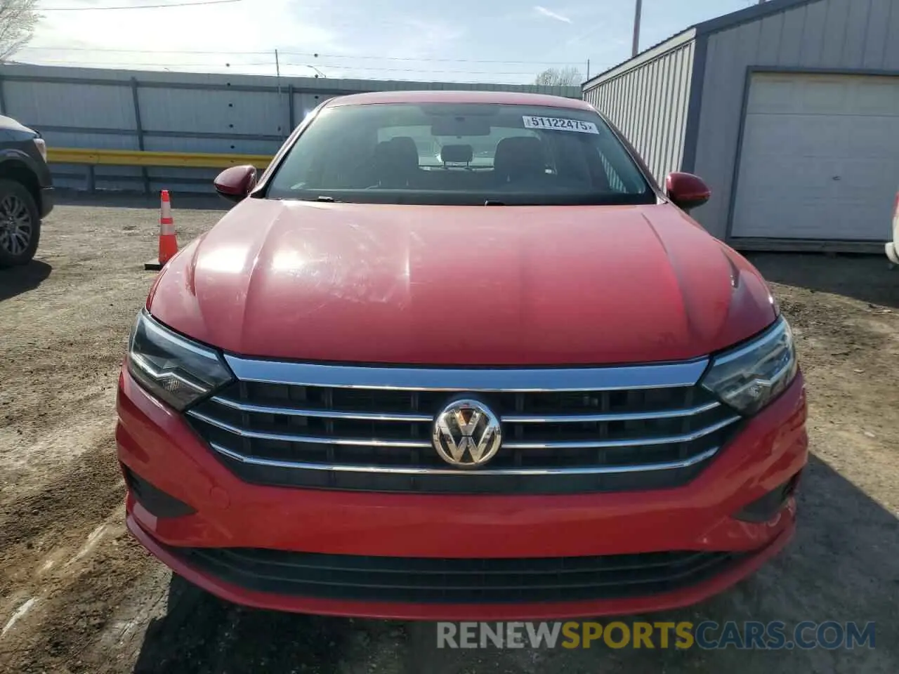 5 Фотография поврежденного автомобиля 3VWC57BU7MM056072 VOLKSWAGEN JETTA 2021