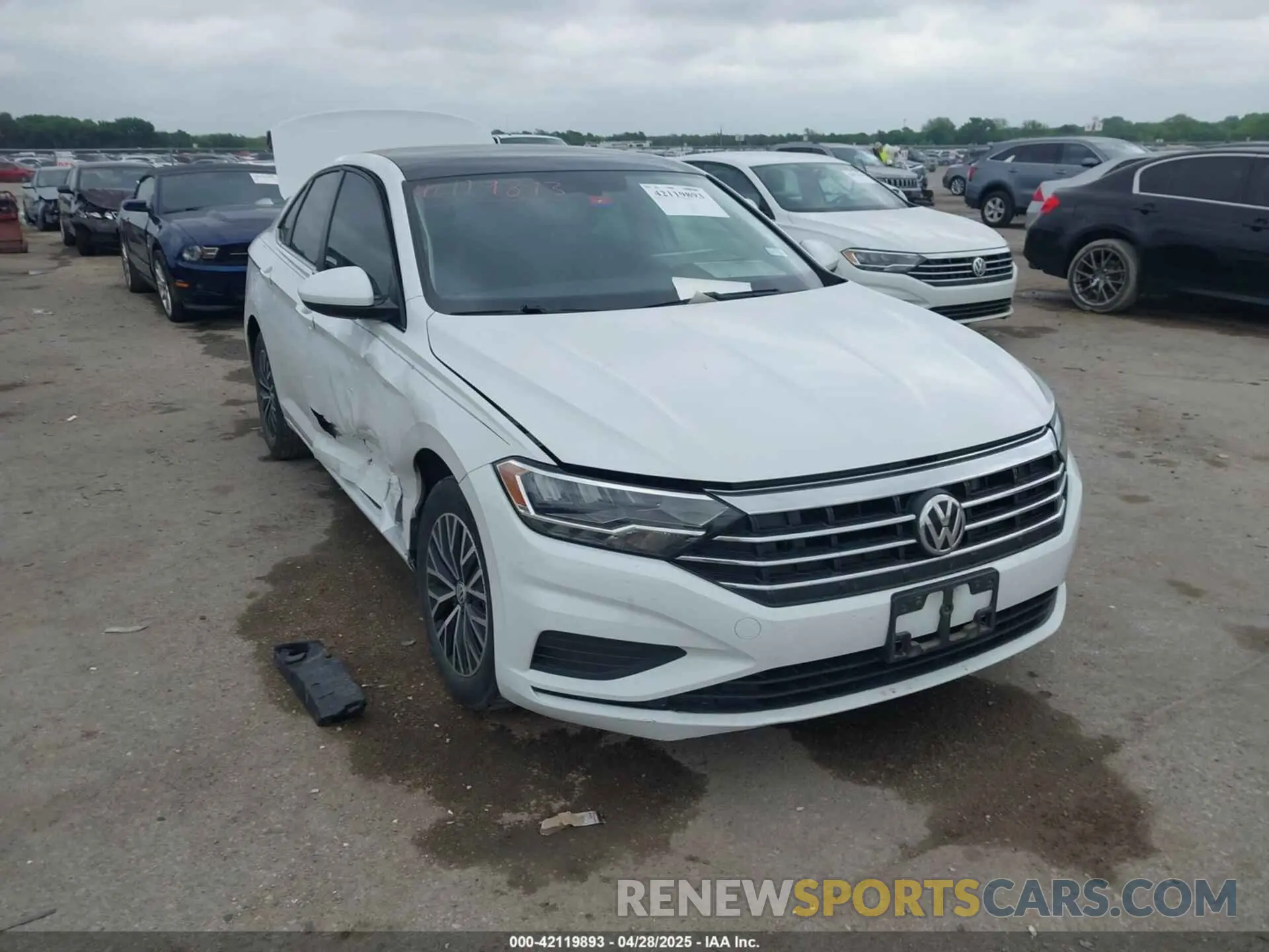 1 Photograph of a damaged car 3VWC57BU7MM084454 VOLKSWAGEN JETTA 2021