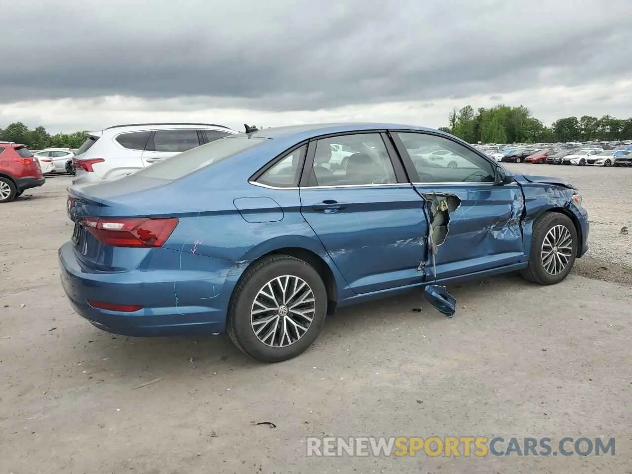 3 Фотография поврежденного автомобиля 3VWC57BU7MM086396 VOLKSWAGEN JETTA 2021