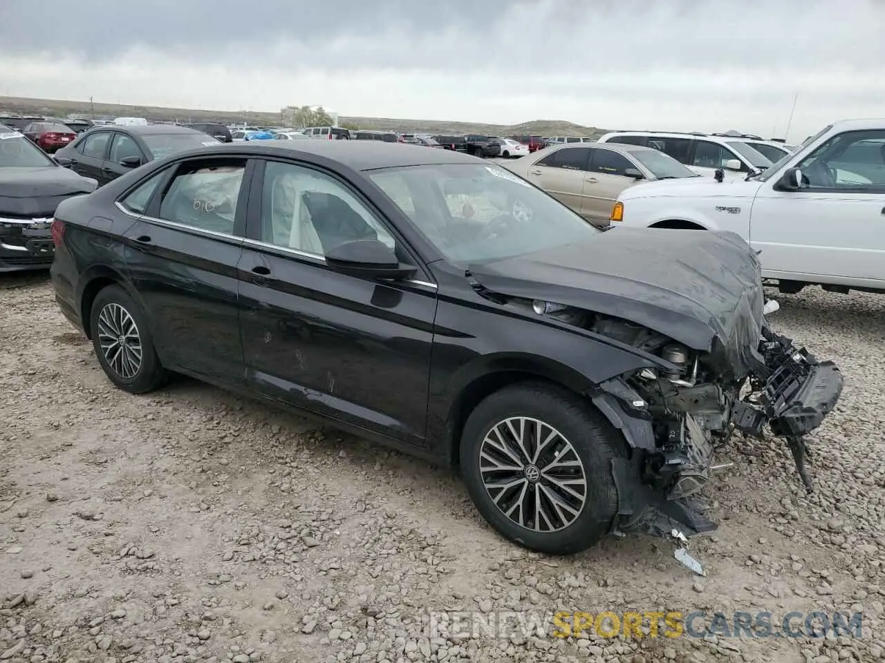 4 Фотография поврежденного автомобиля 3VWC57BU8MM084611 VOLKSWAGEN JETTA 2021