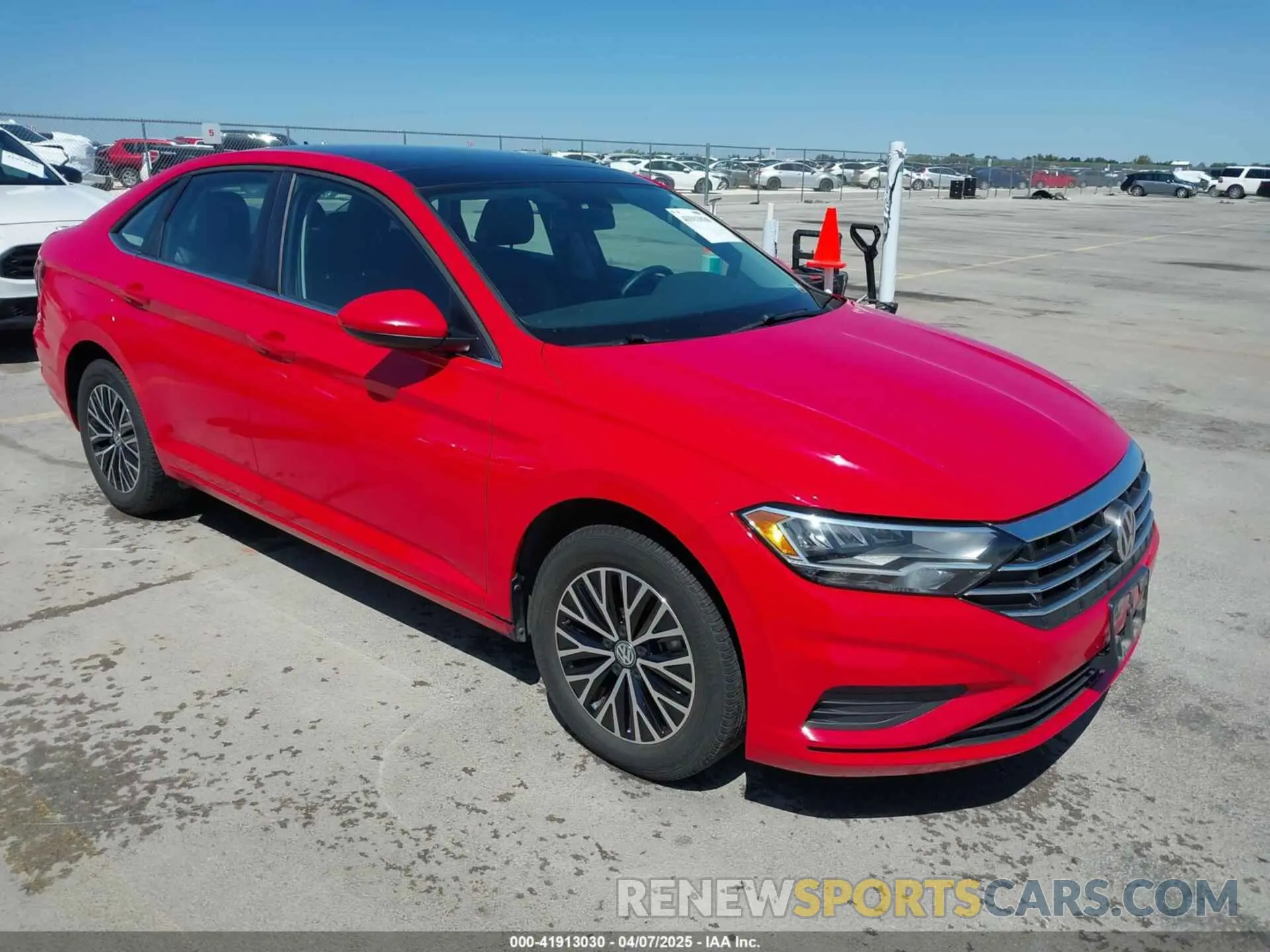 1 Photograph of a damaged car 3VWC57BU8MM086469 VOLKSWAGEN JETTA 2021