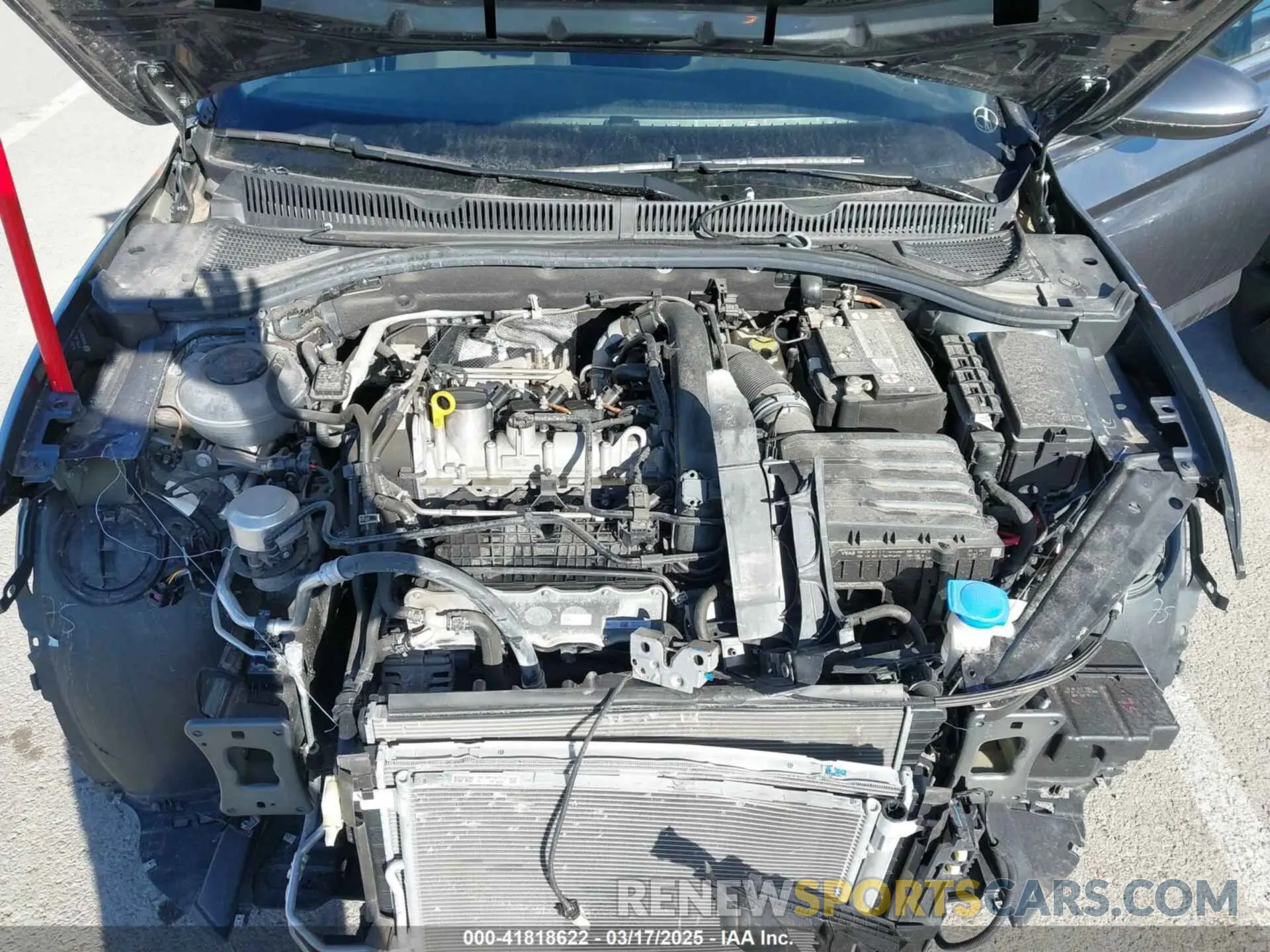 10 Photograph of a damaged car 3VWC57BU8MM098931 VOLKSWAGEN JETTA 2021