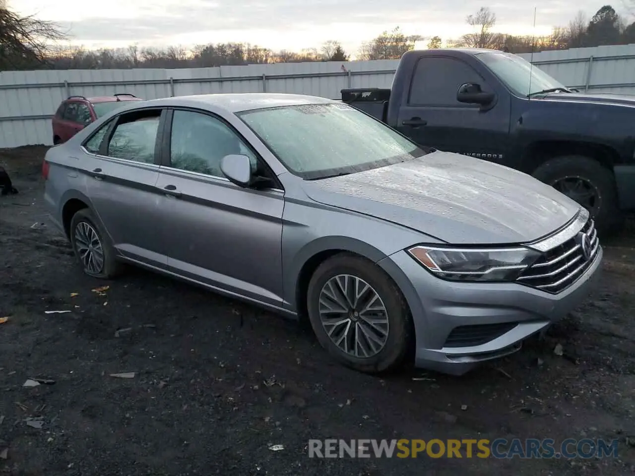 4 Фотография поврежденного автомобиля 3VWC57BU9MM015085 VOLKSWAGEN JETTA 2021