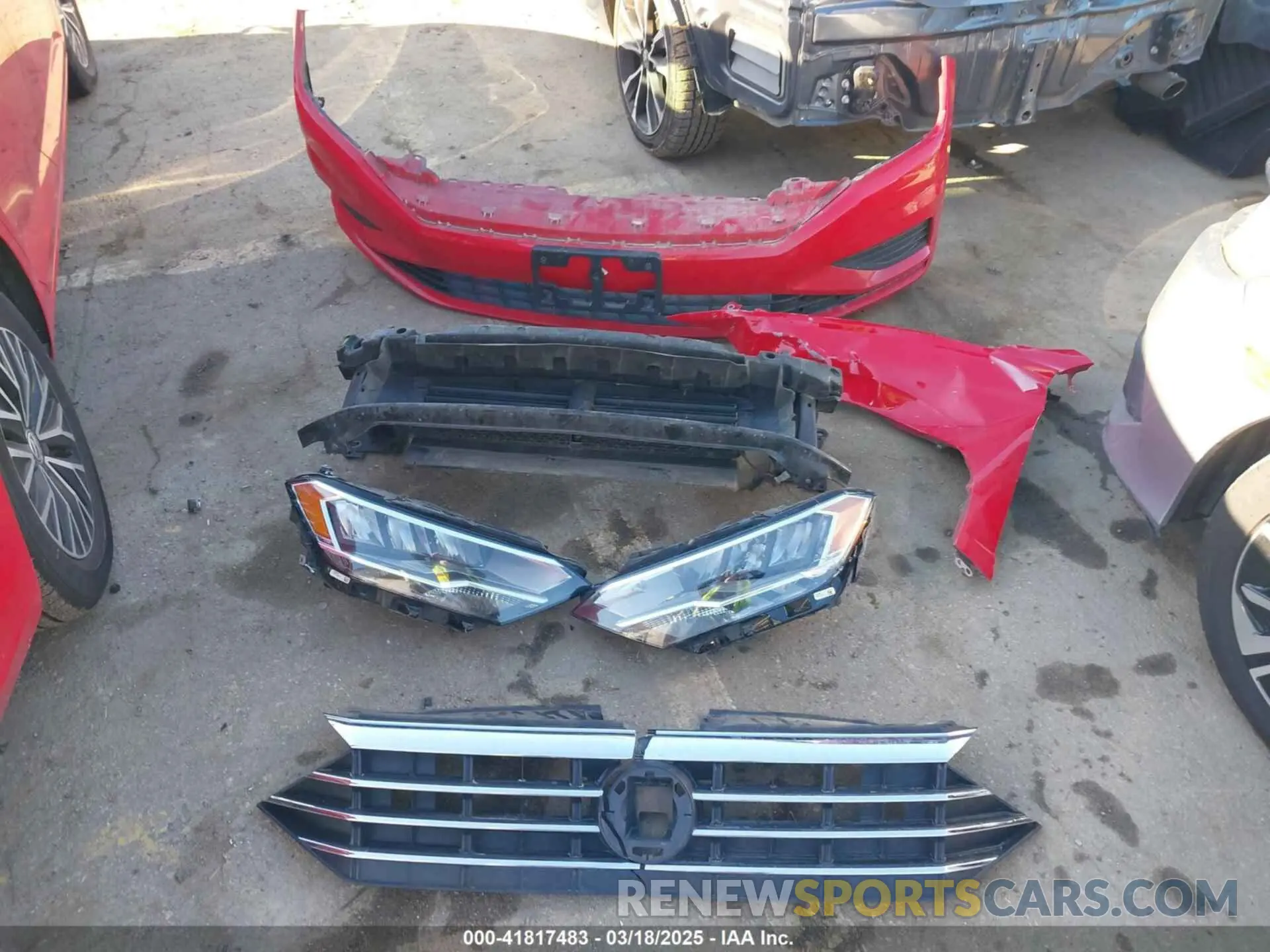 12 Фотография поврежденного автомобиля 3VWC57BU9MM022263 VOLKSWAGEN JETTA 2021