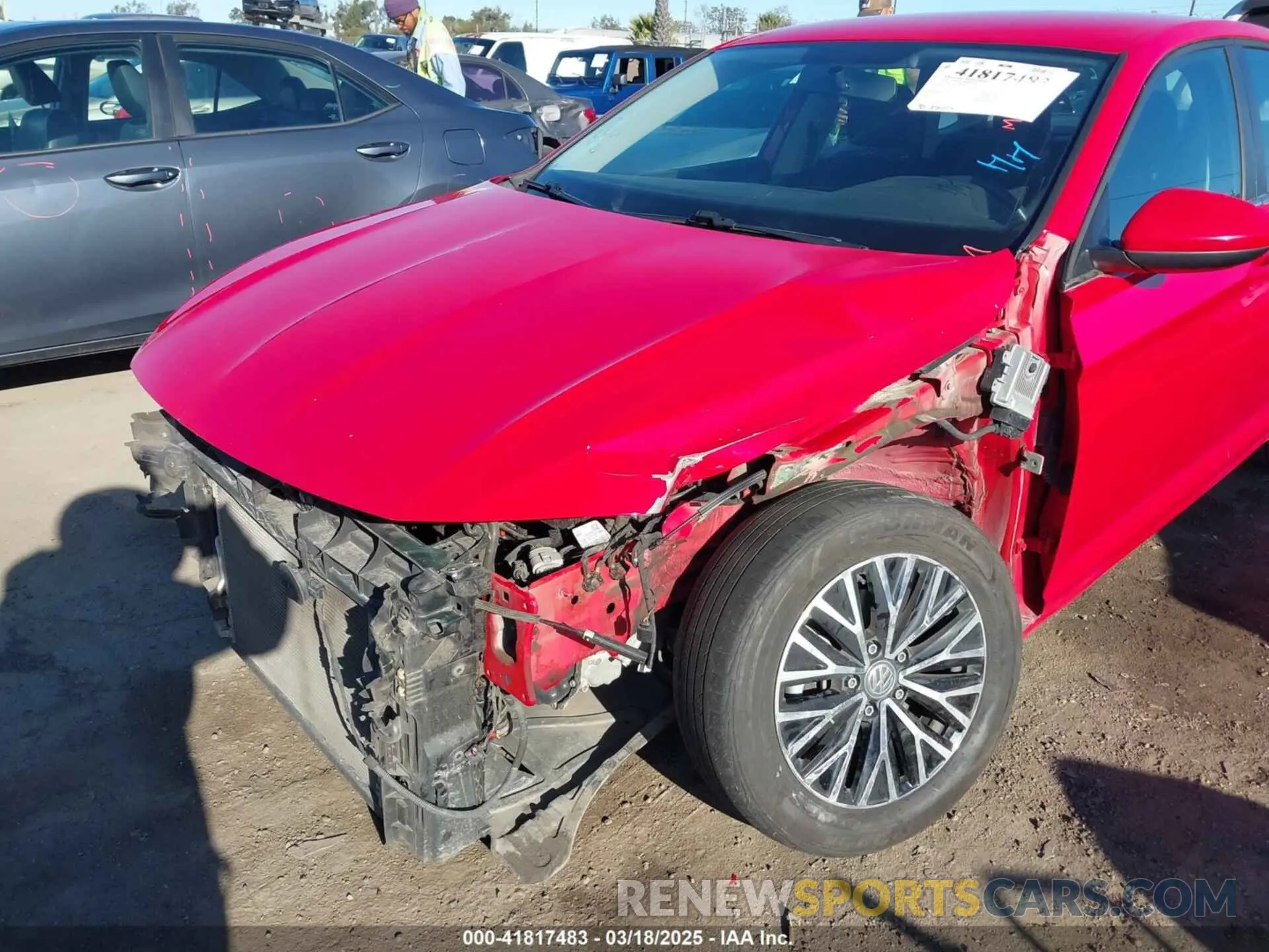 6 Фотография поврежденного автомобиля 3VWC57BU9MM022263 VOLKSWAGEN JETTA 2021