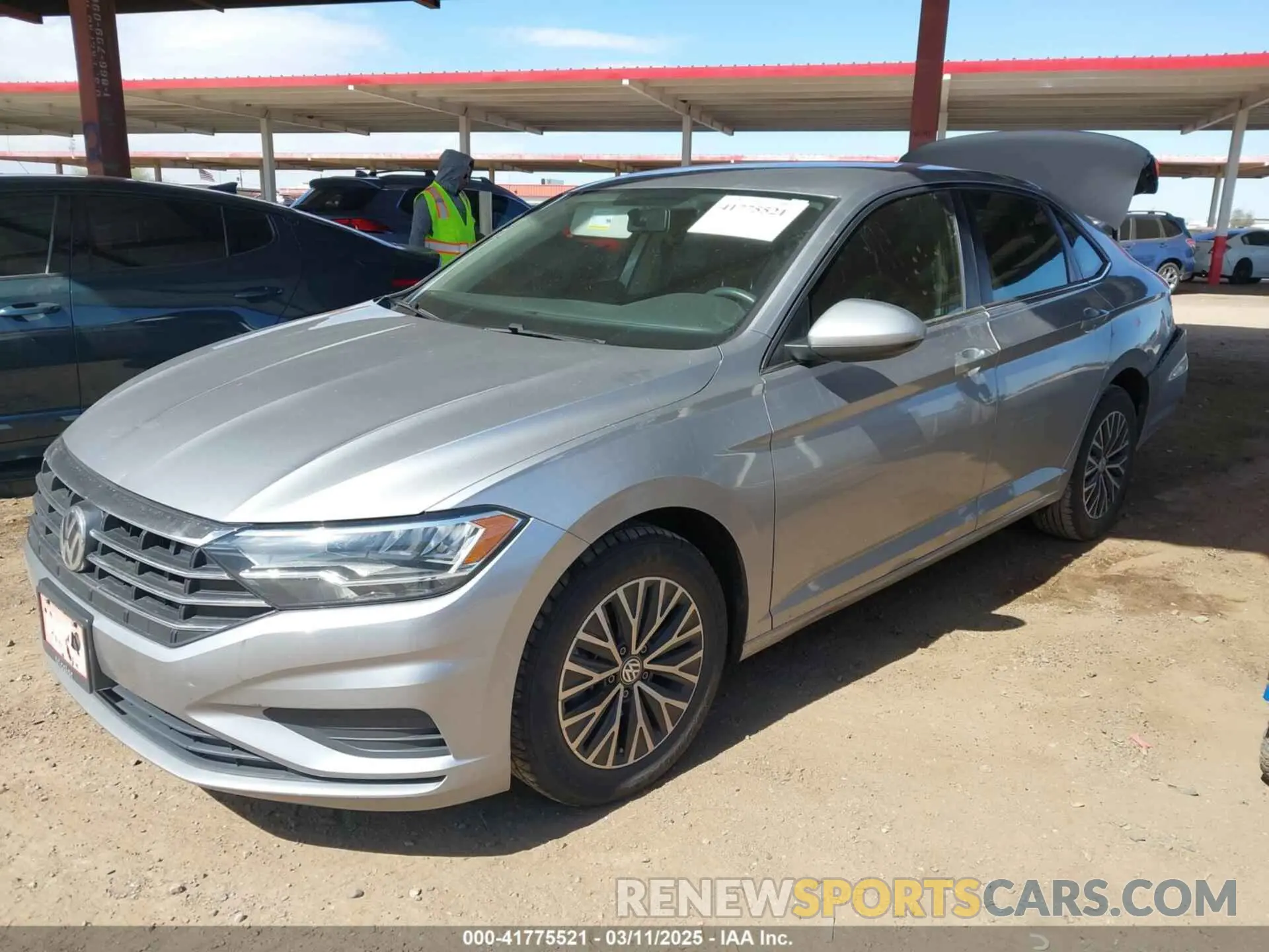 2 Photograph of a damaged car 3VWC57BU9MM034705 VOLKSWAGEN JETTA 2021