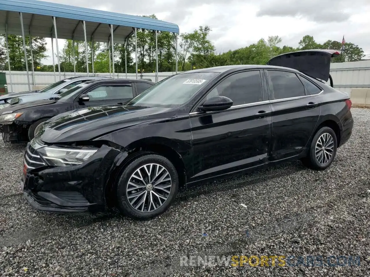 1 Photograph of a damaged car 3VWC57BU9MM089977 VOLKSWAGEN JETTA 2021