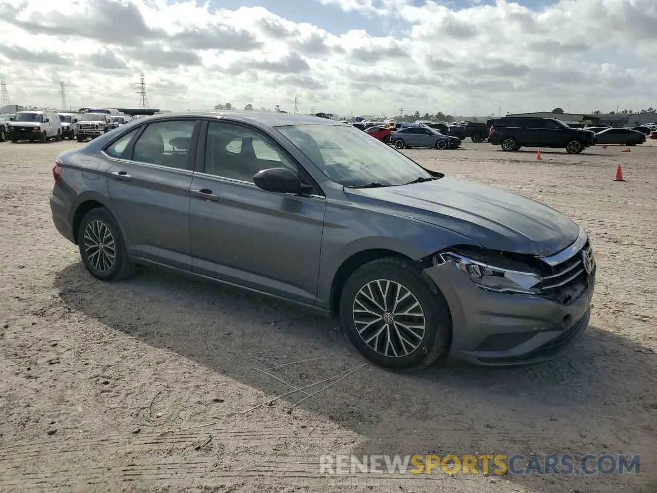 4 Photograph of a damaged car 3VWC57BUXMM003060 VOLKSWAGEN JETTA 2021