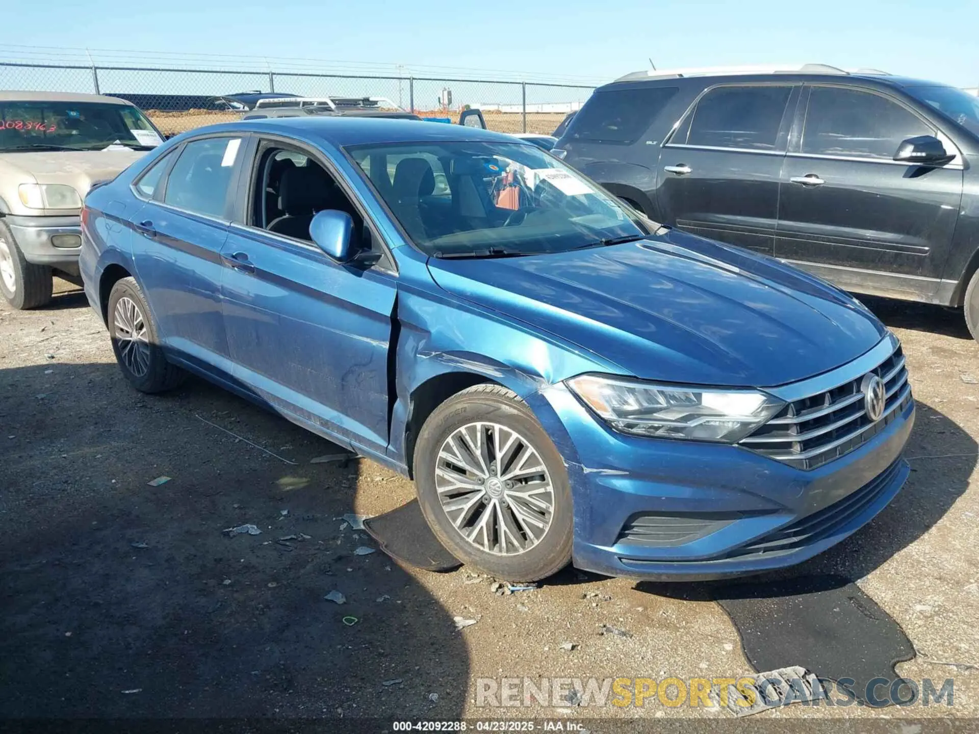 1 Photograph of a damaged car 3VWC57BUXMM008825 VOLKSWAGEN JETTA 2021