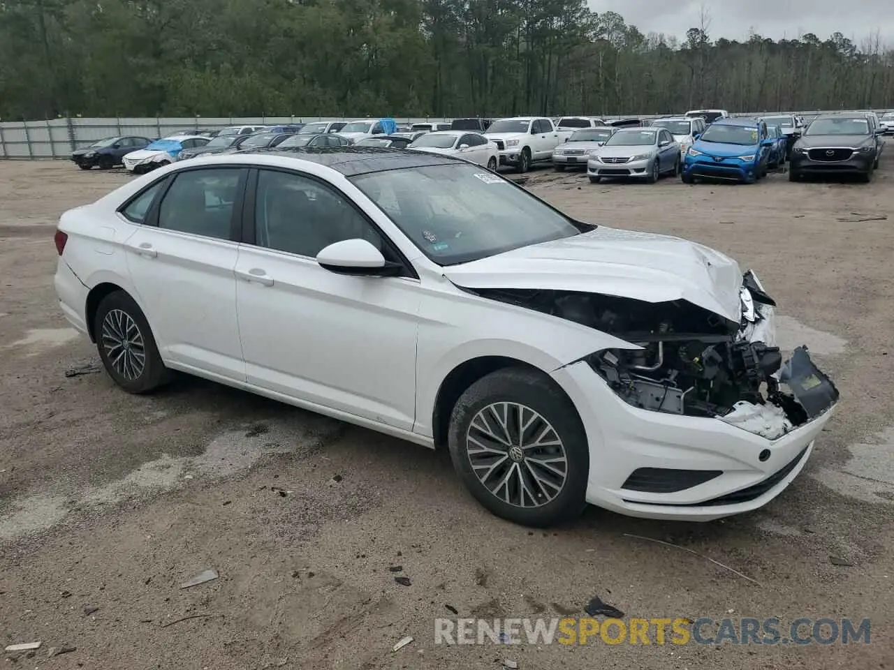 4 Фотография поврежденного автомобиля 3VWC57BUXMM087042 VOLKSWAGEN JETTA 2021