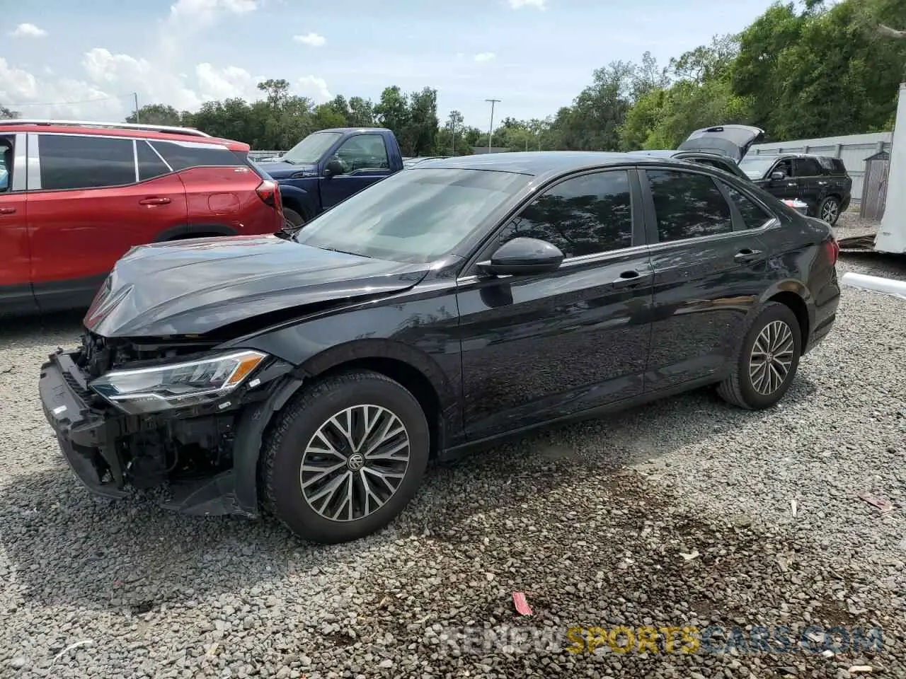 1 Photograph of a damaged car 3VWC57BUXMM097246 VOLKSWAGEN JETTA 2021