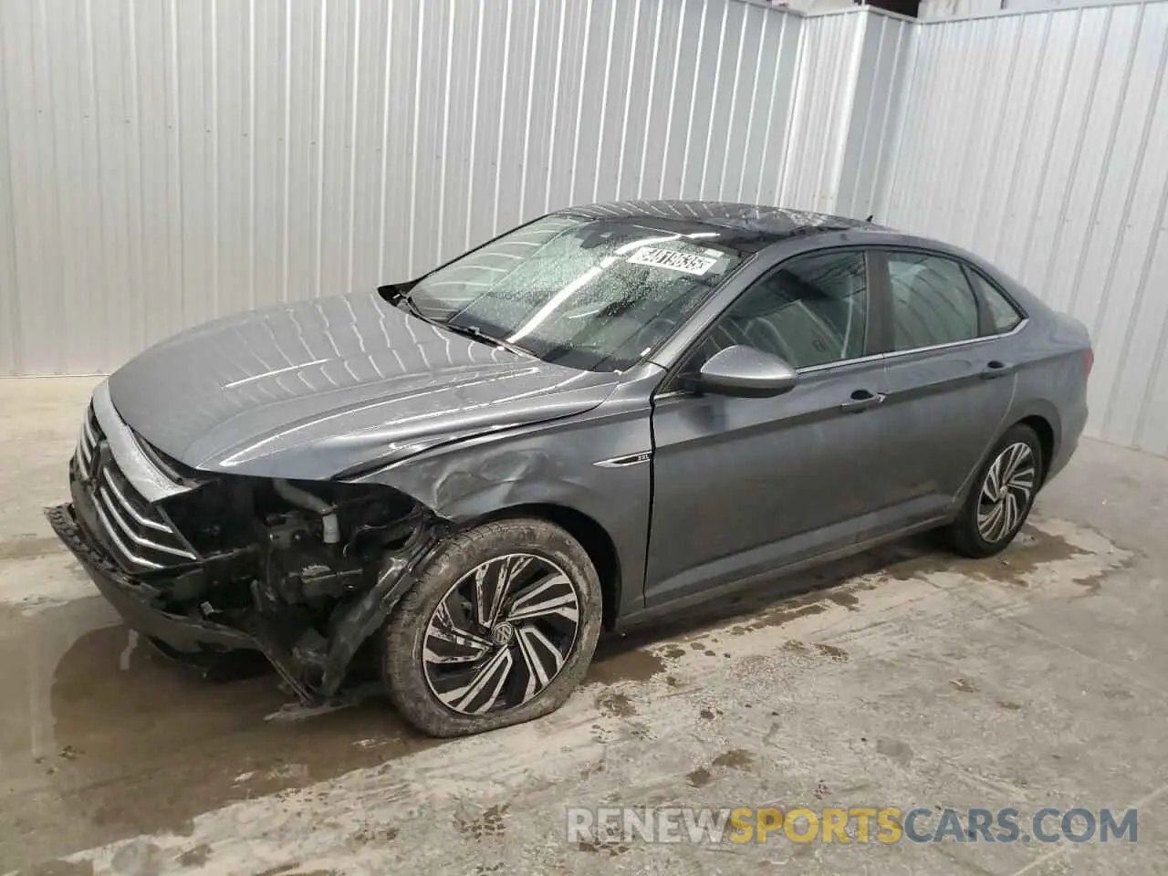 1 Photograph of a damaged car 3VWE57BU7MM021864 VOLKSWAGEN JETTA 2021