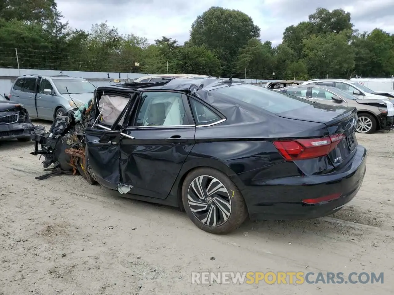 2 Photograph of a damaged car 3VWE57BU9MM003561 VOLKSWAGEN JETTA 2021