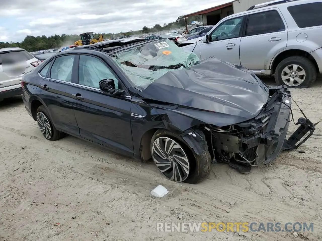 4 Photograph of a damaged car 3VWE57BU9MM003561 VOLKSWAGEN JETTA 2021