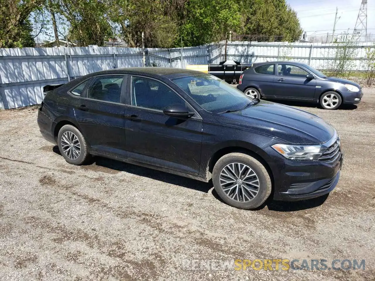 4 Фотография поврежденного автомобиля 3VWE57BU9MM046281 VOLKSWAGEN JETTA 2021