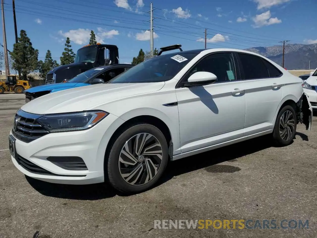 1 Photograph of a damaged car 3VWE57BU9MM082391 VOLKSWAGEN JETTA 2021