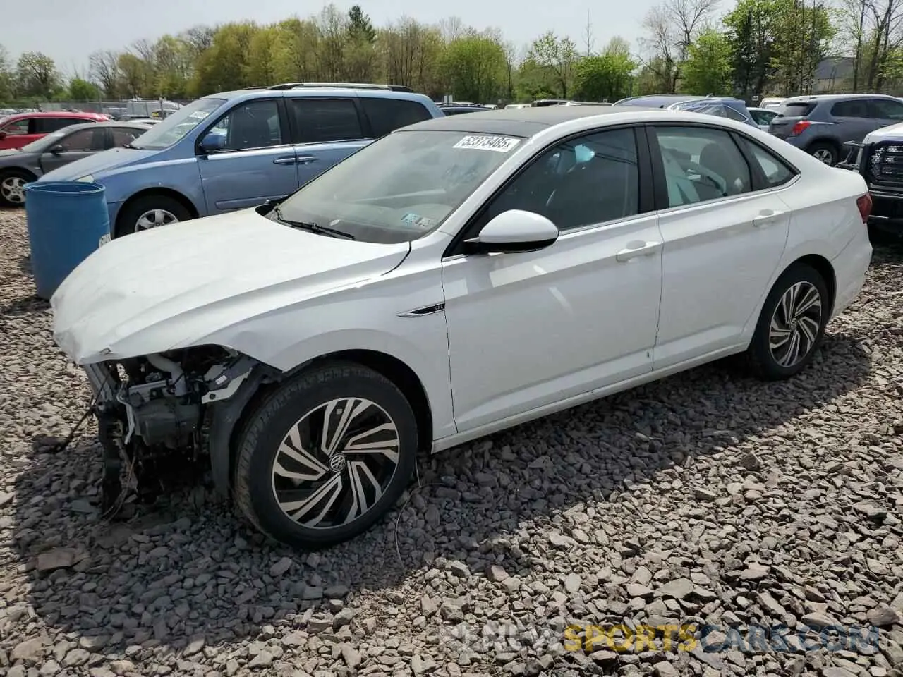 1 Фотография поврежденного автомобиля 3VWE57BU9MM103207 VOLKSWAGEN JETTA 2021