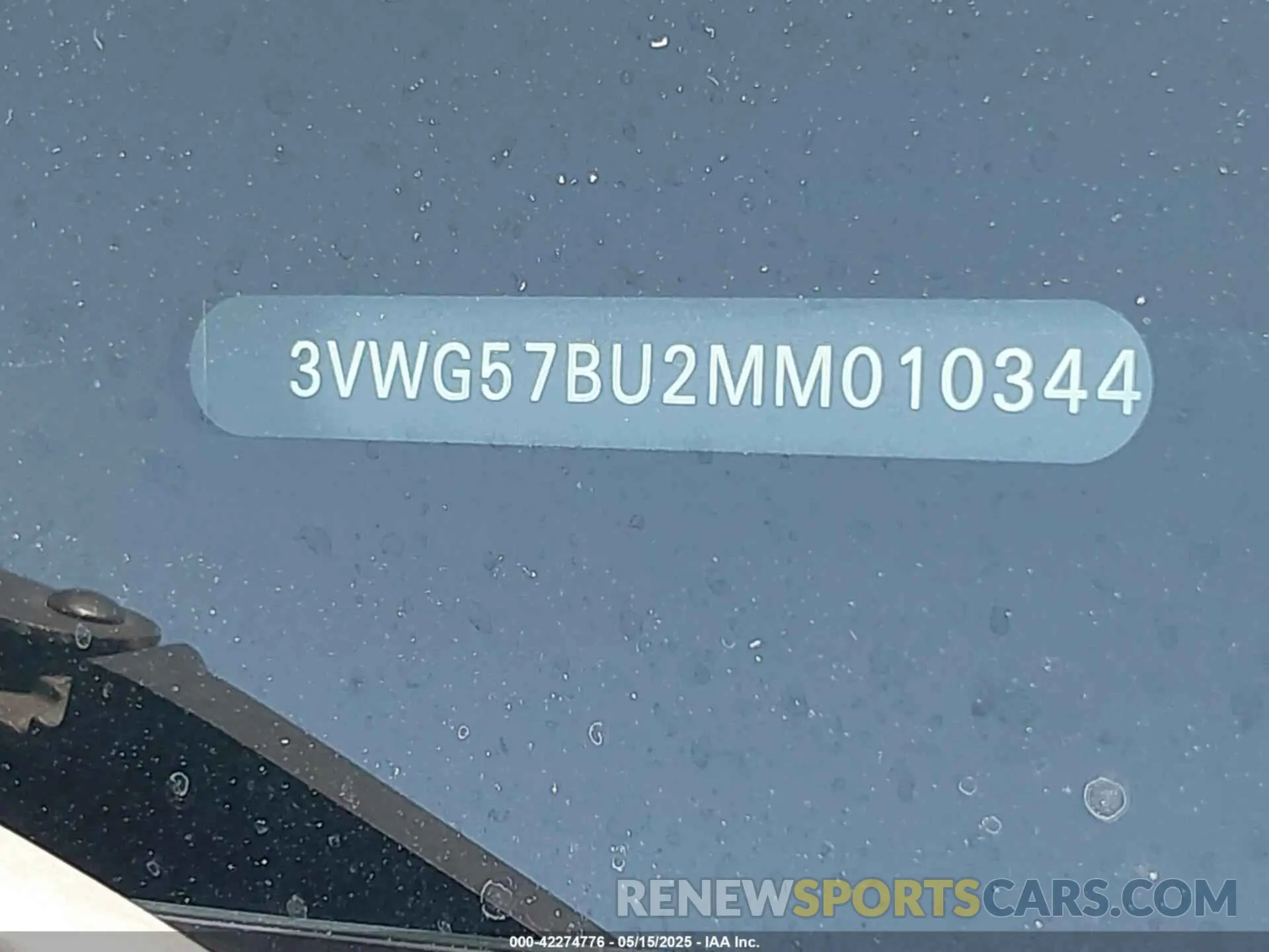 9 Photograph of a damaged car 3VWG57BU2MM010344 VOLKSWAGEN JETTA 2021