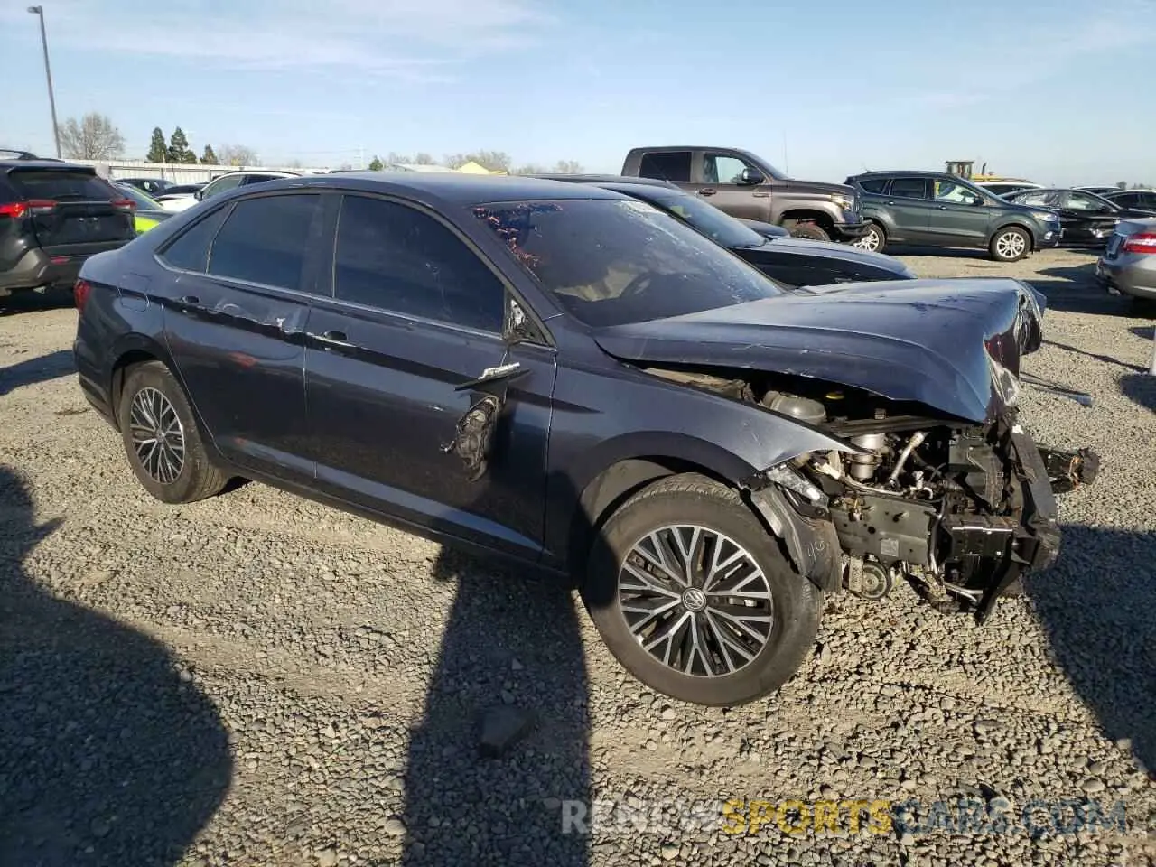 4 Фотография поврежденного автомобиля 3VWN57BU1MM086855 VOLKSWAGEN JETTA 2021